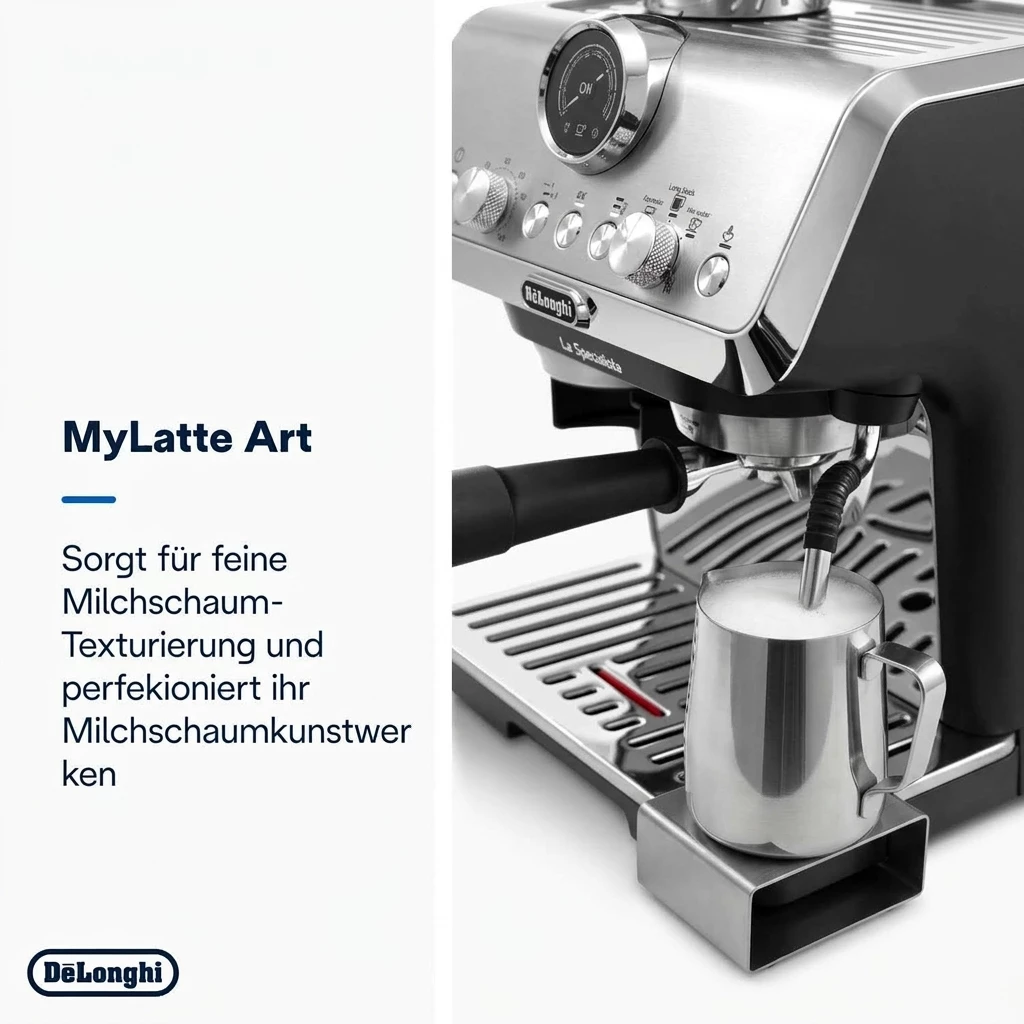 De'Longhi Espressomaschine La Specialista Arte EC9155.MB, 15 Mahlgrade, 3 Temperaturen