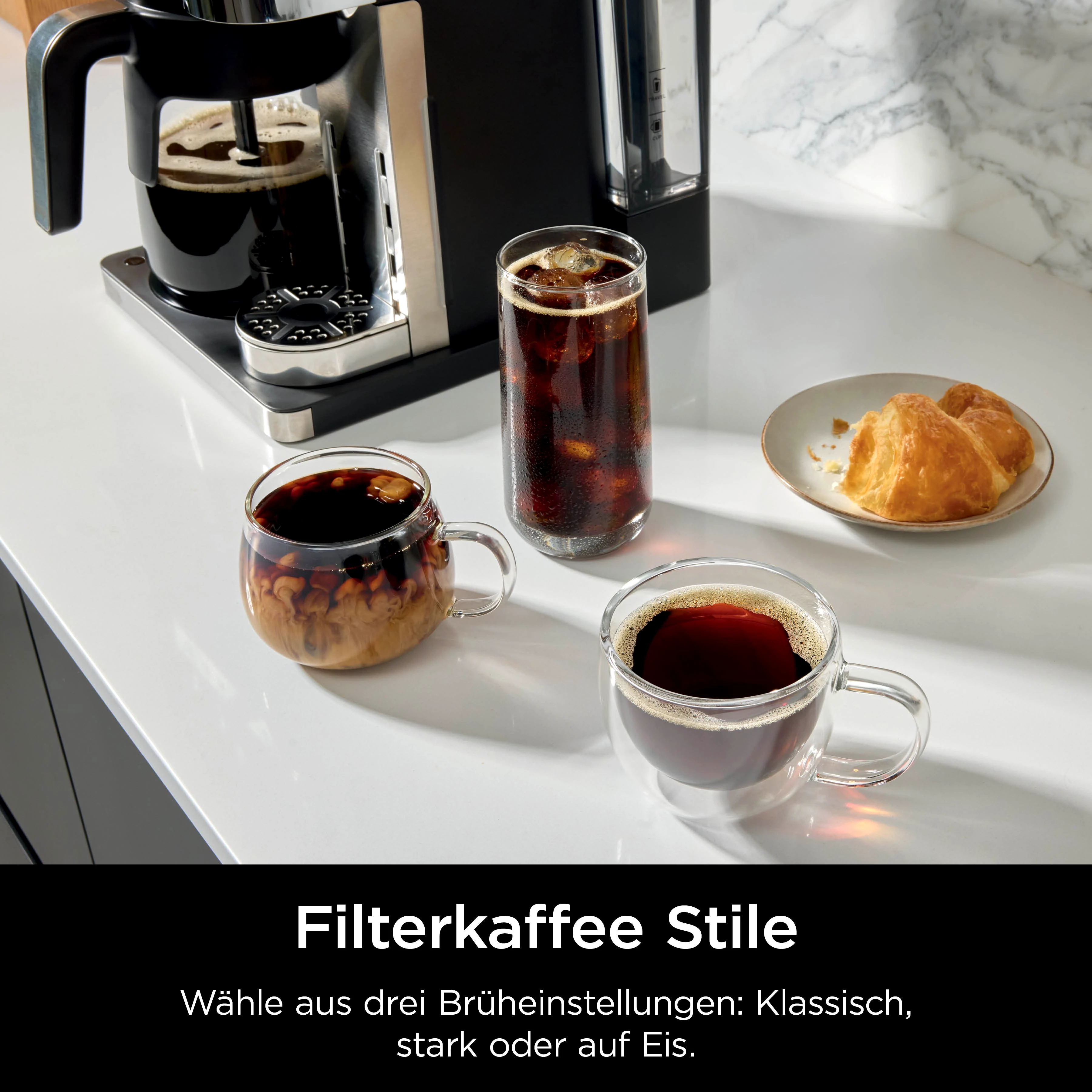 NINJA Filterkaffeemaschine und Espresso-Kapselmaschine Prestige DualBrew System CFN802EU, 1
