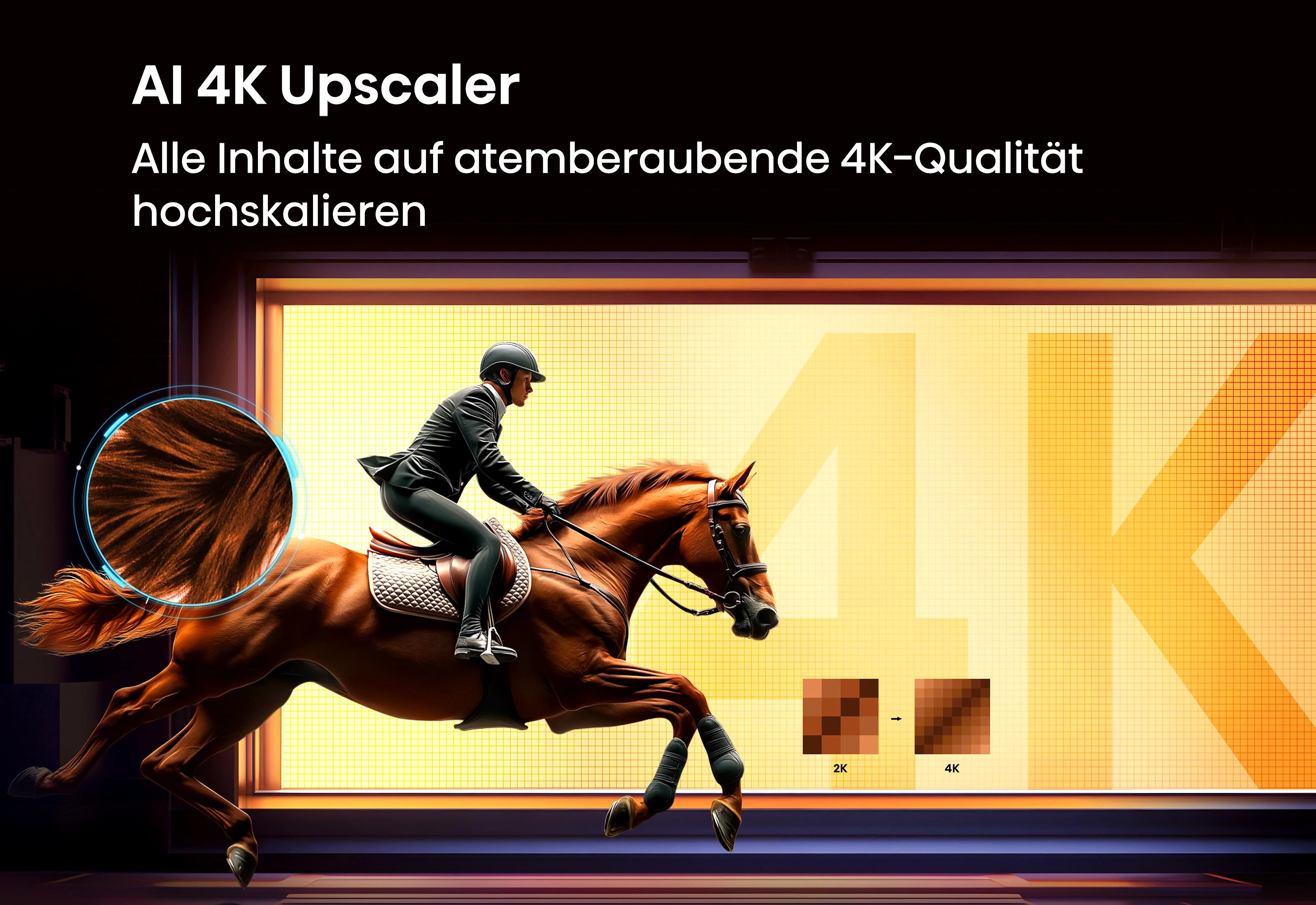 Hisense 58E7S QLED-Fernseher (146 cm/58 Zoll, 4K Ultra HD, Smart-TV)