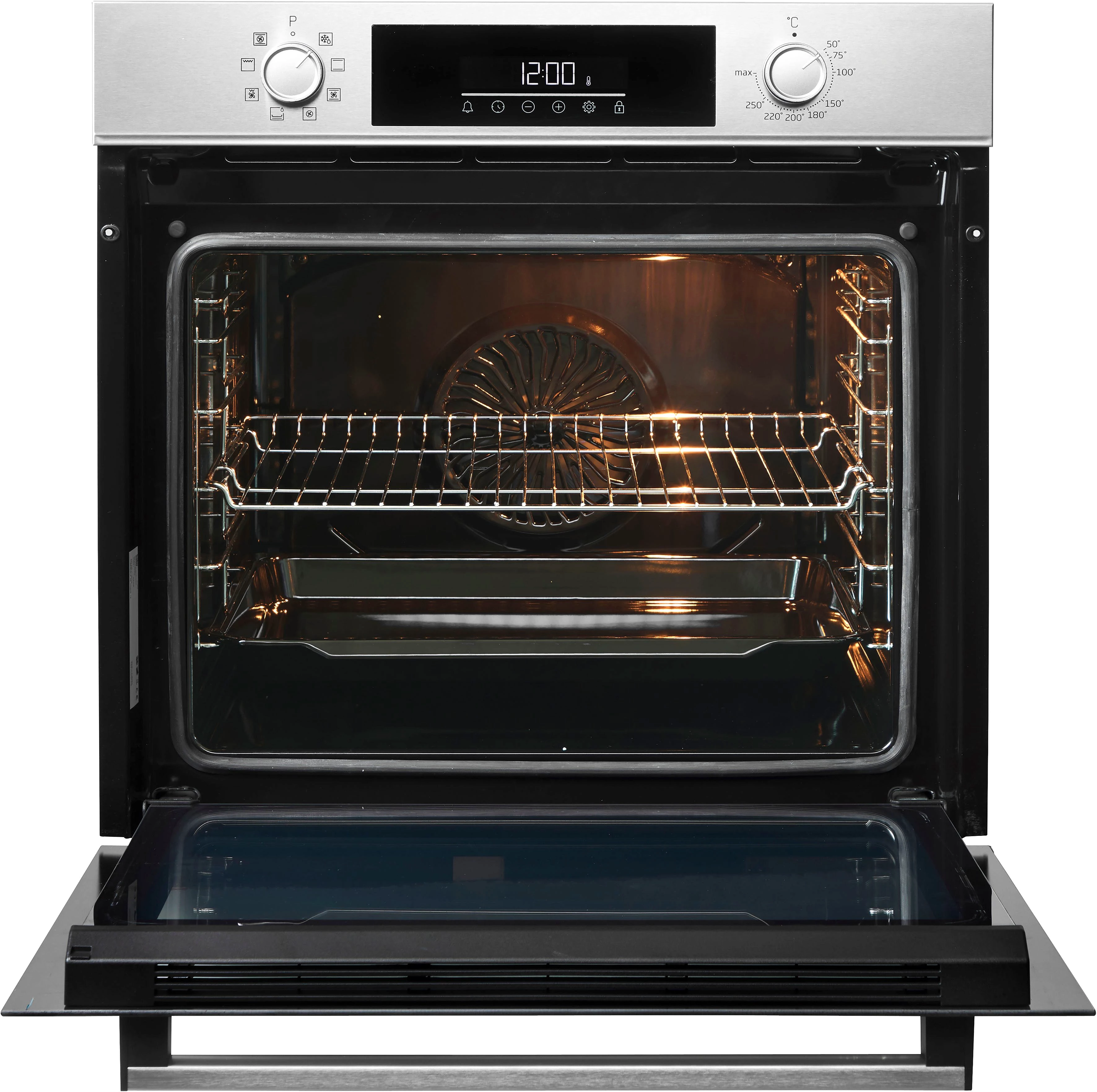 BEKO Backofen-Set BBSM12320X, mit Teleskopauszug nachrüstbar, Hydrolyse