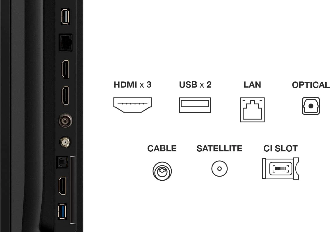 TCL 75V6CXB LED-Fernseher