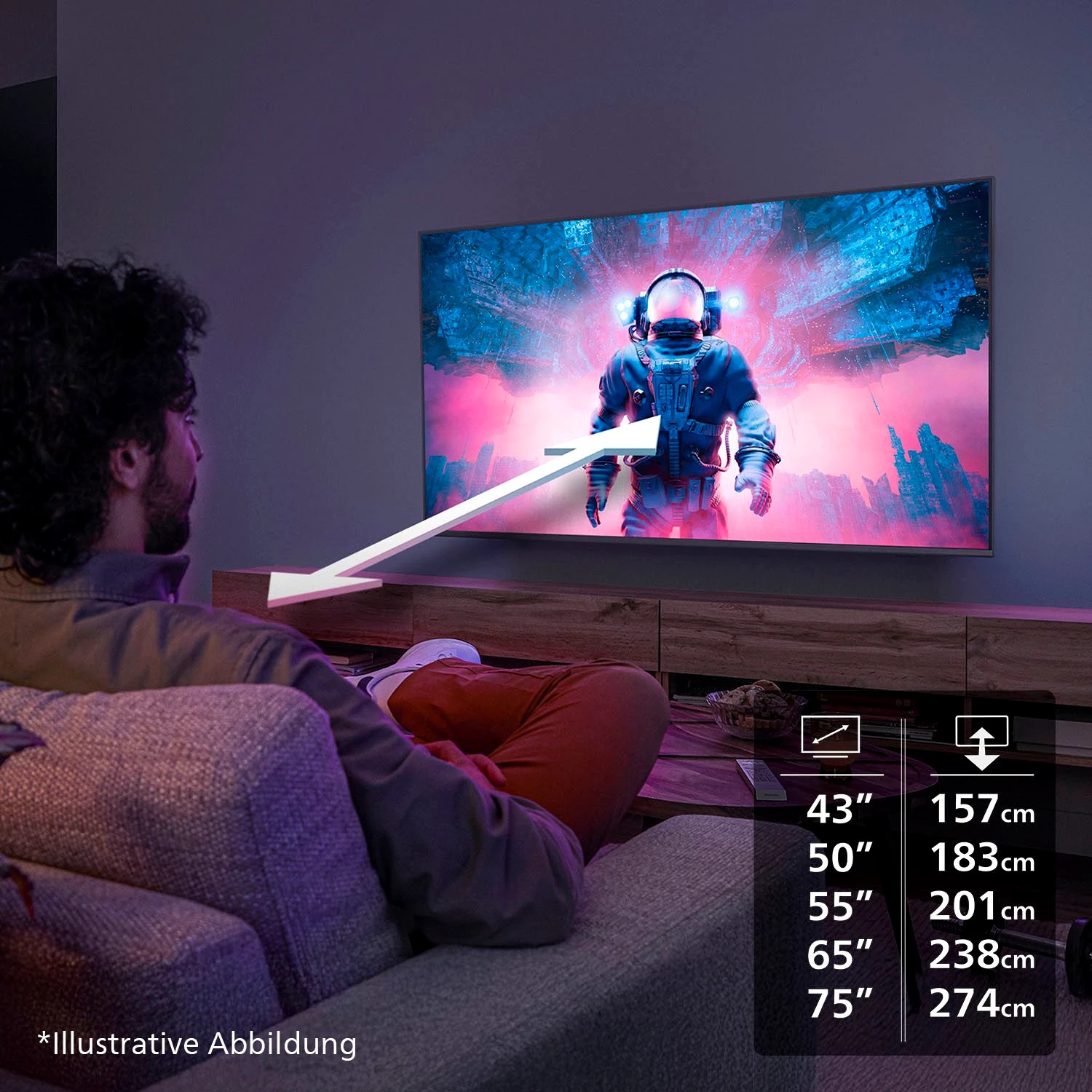 Philips 55PUS7000/12 LED-Fernseher (139 cm/55 Zoll, 4K Ultra HD, Smart-TV)