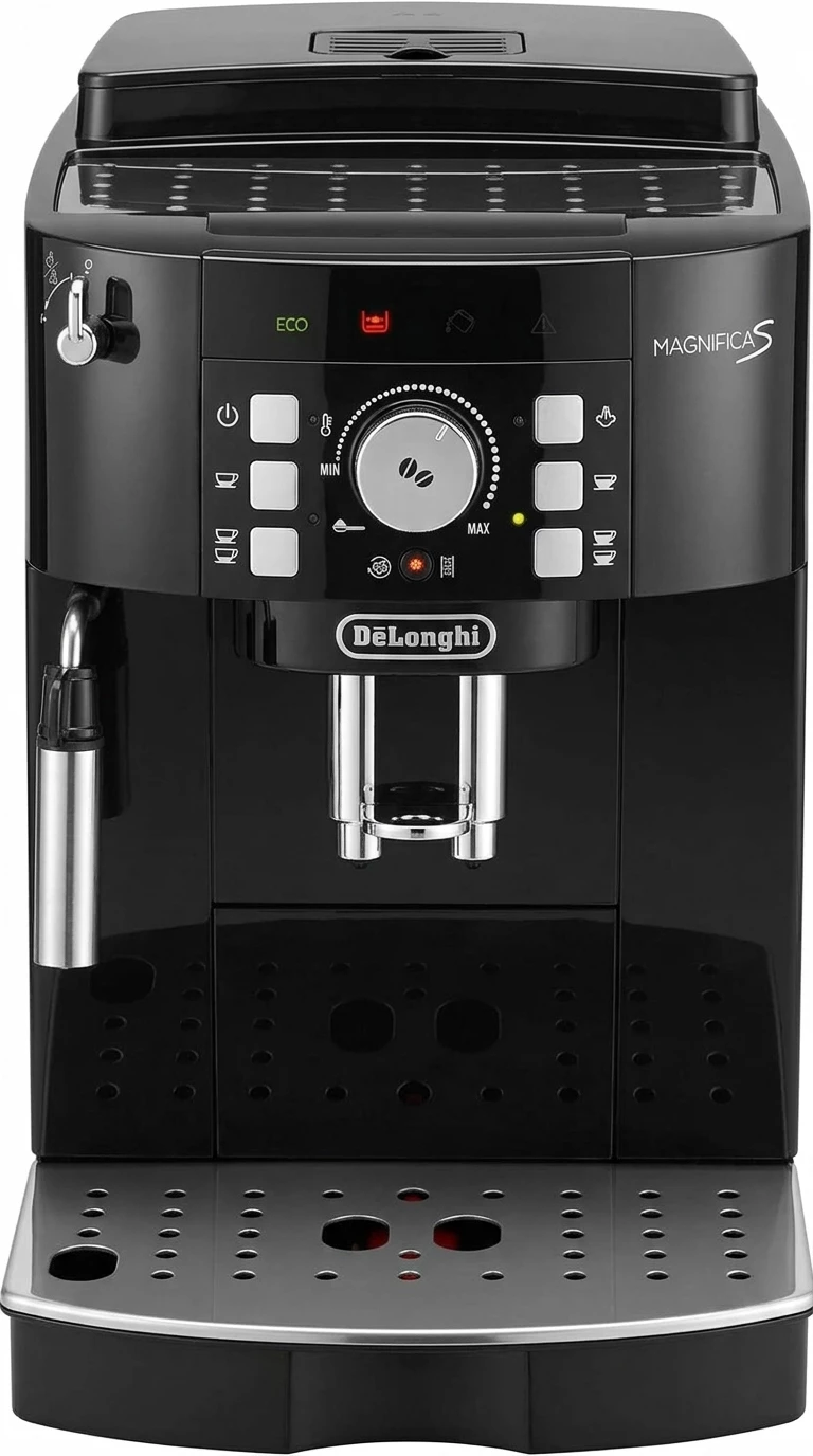 De'Longhi Kaffeevollautomat Magnifica S ECAM21.118.B - Milchaufschäumdüse für Cappuccino, Schwarz