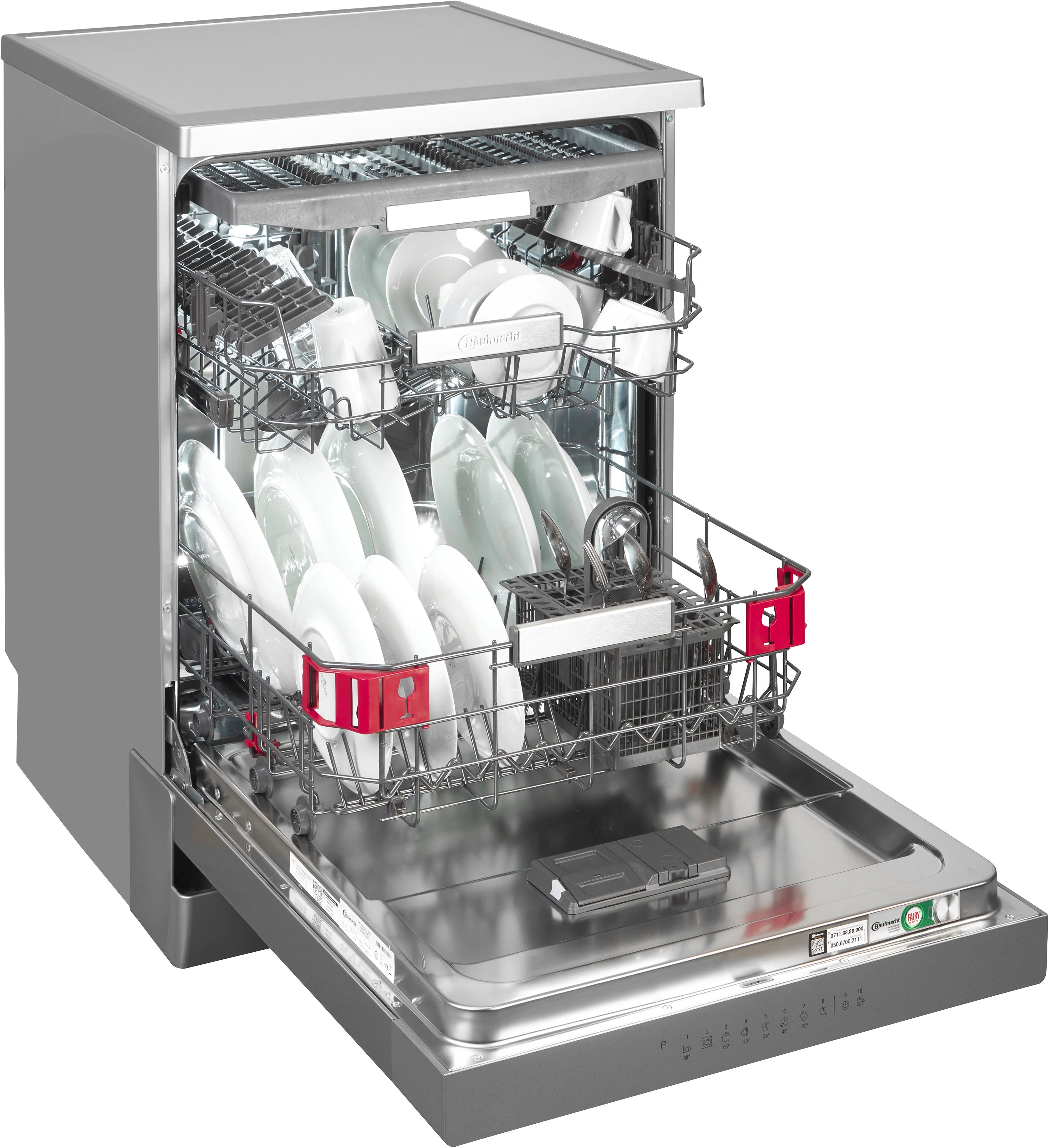 BAUKNECHT Standgeschirrspüler OBFC Ecosilent 9760, 9,5 l, 14 Maßgedecke
