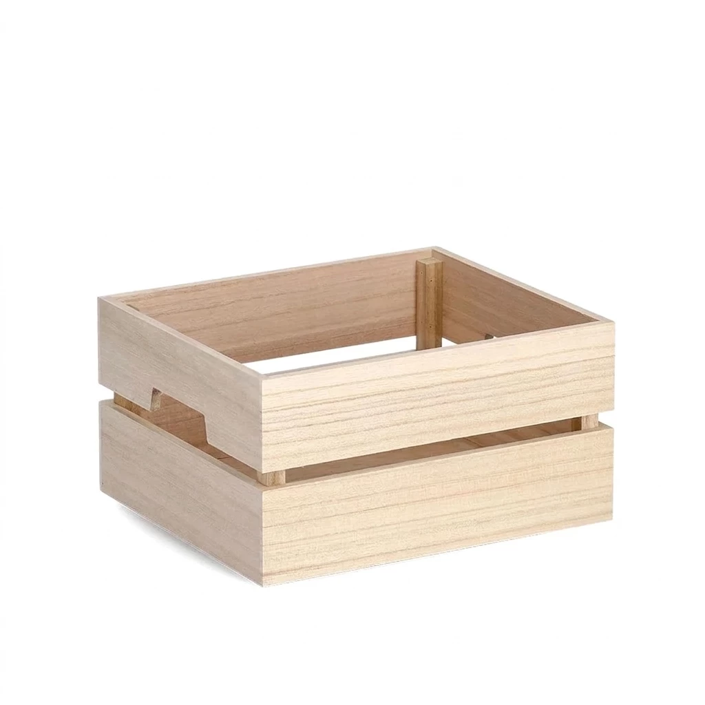 Zeller Present Allzweckkiste, Holz, ca. 28 x 24 x 14,5 cm