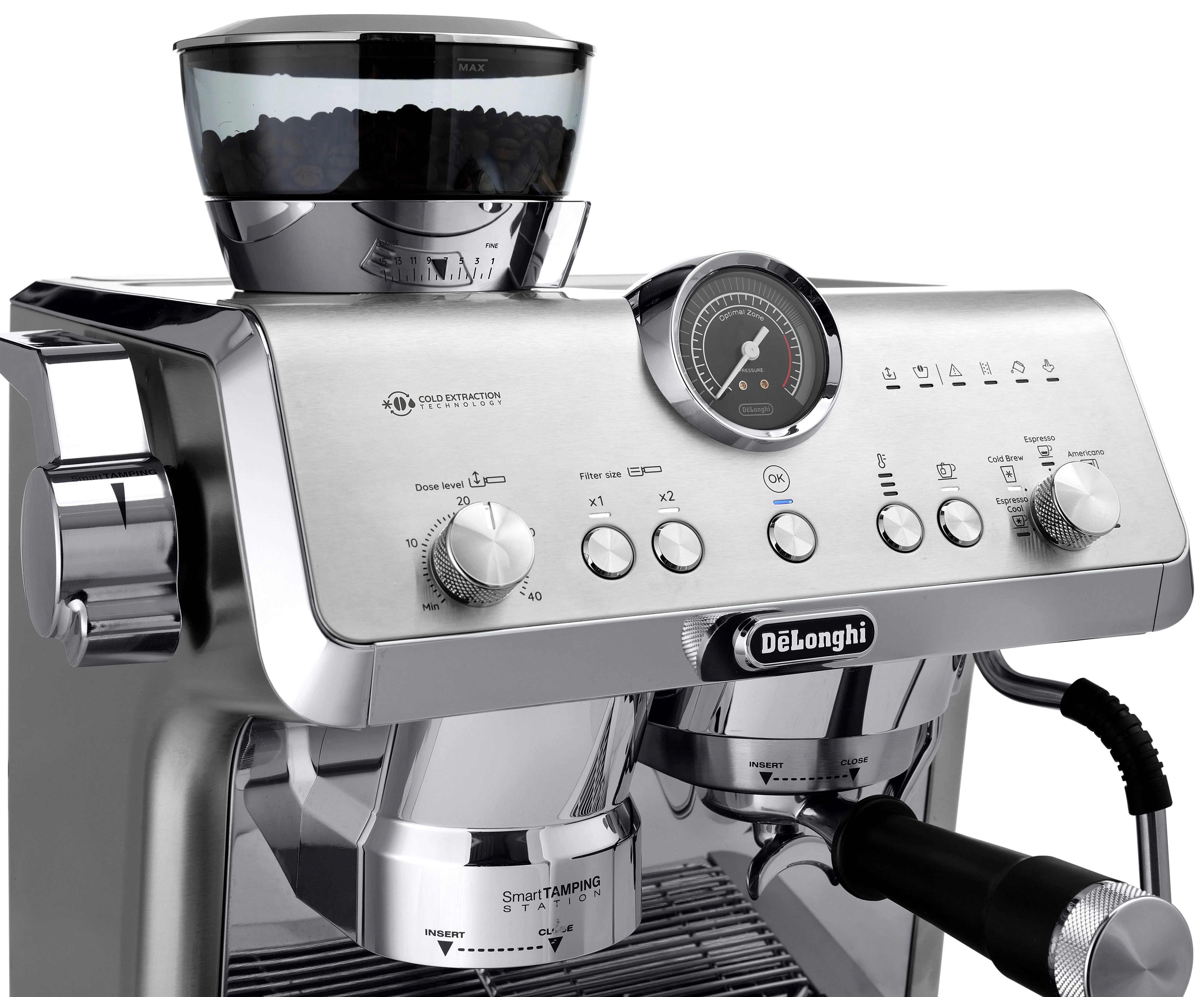 De'Longhi Espressomaschine La Specialista Opera EC9555.M - 5 Rezepte, 19 Bar & Smart Tamping