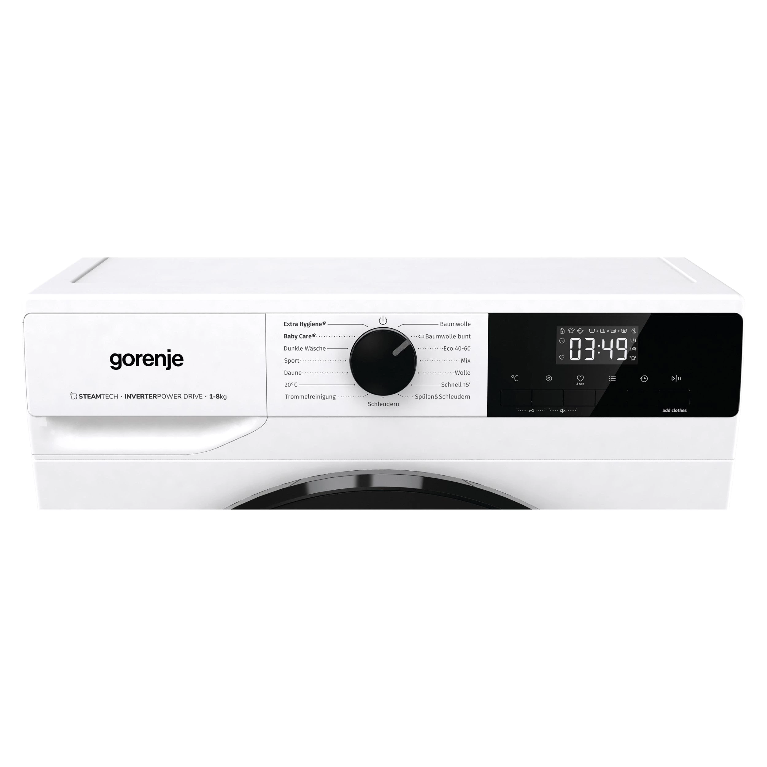 GORENJE Waschmaschine WNHAI 84 APS/DE, 8 kg, 1400 U/min, AquaStop, Dampf-Funktion
