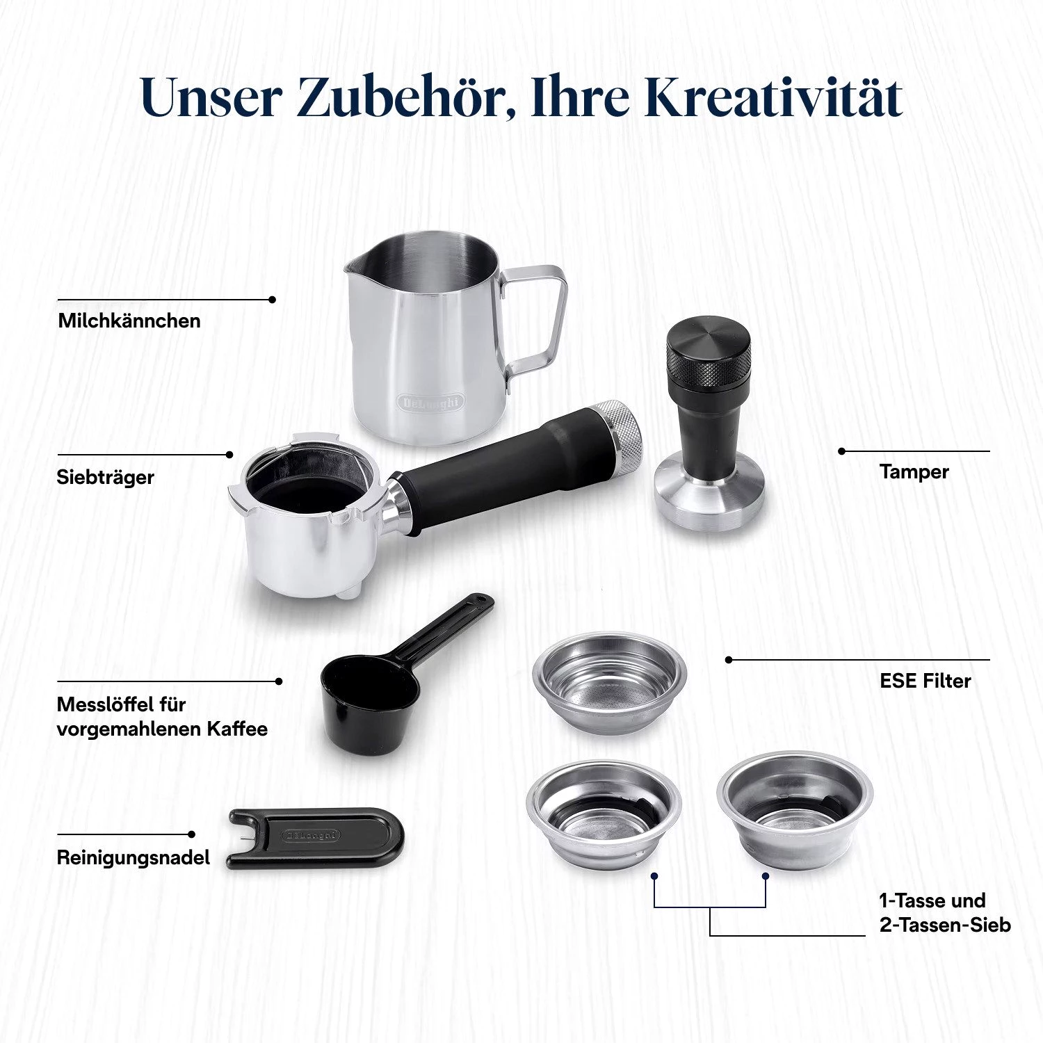 De'Longhi Espressomaschine Dedica Duo EC890.WI - Espresso & Cold Brew, 15 Bar, Touch-Buttons