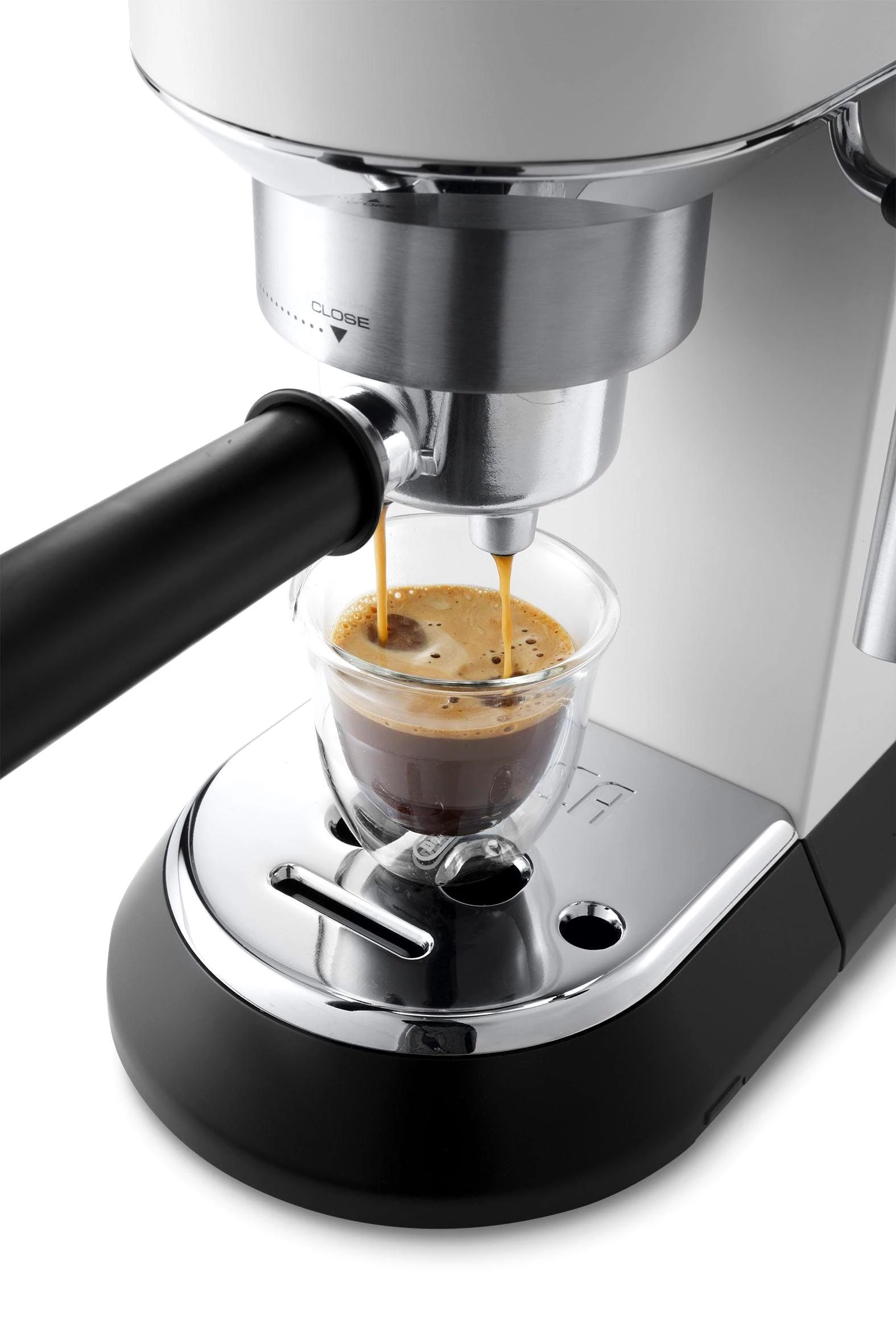 De'Longhi Dedica Style EC685.W Siebträgermaschine, Matt Weiß
