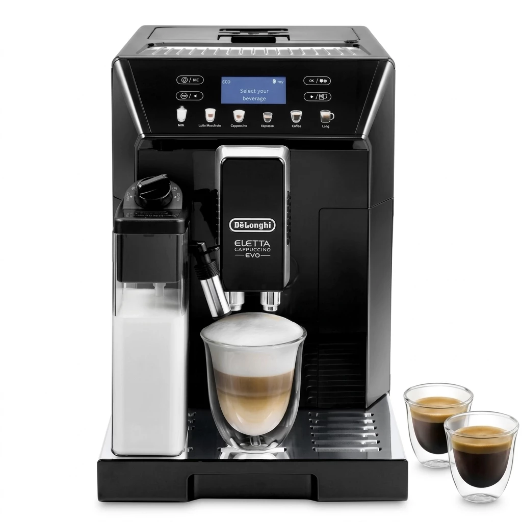 De'Longhi Kaffeevollautomat Eletta Evo ECAM46.860.B - Espresso,  Coffee, Cappuccino, Latte