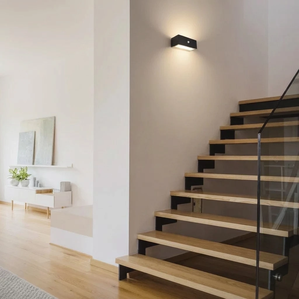 Briloner Leuchten Wandleuchte LED Wandlampe kabellos Akku USB-C Bewegungsmelder, LED wechselbar