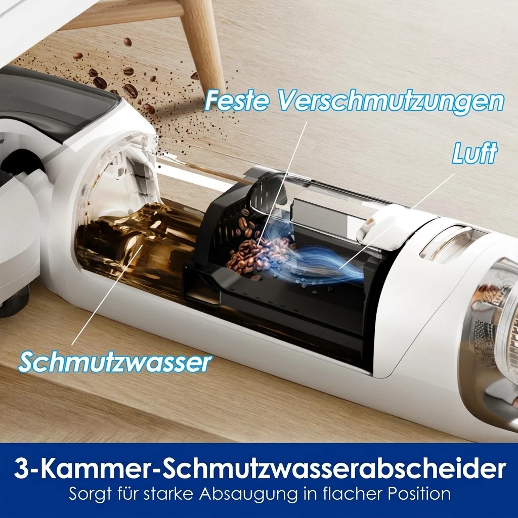 Tineco Nass-Trocken-Sauger Floor One S5 Stretch Extreme, 180° Neigung, Selbstreinigung, 220 W