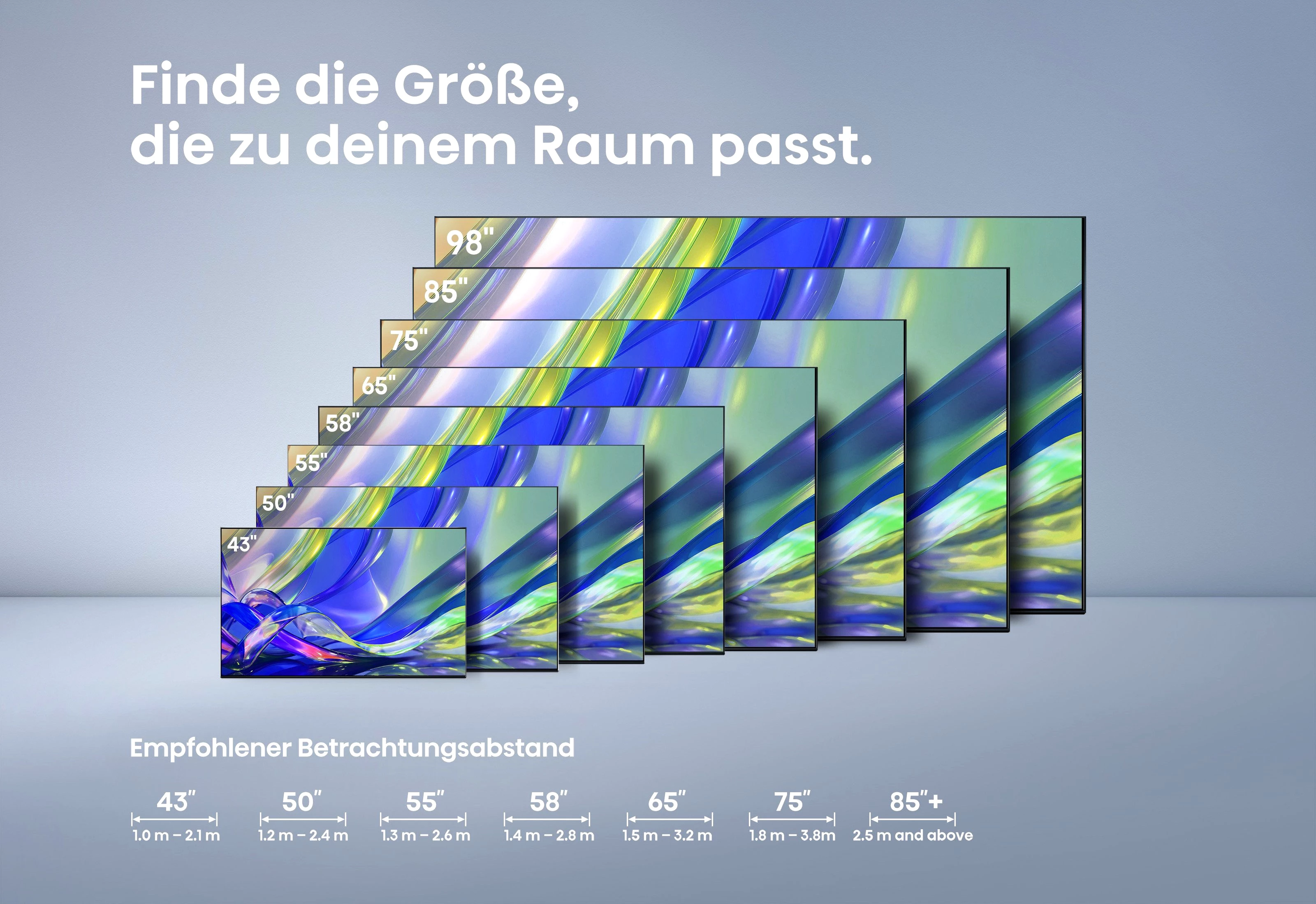 Hisense 43E7S QLED-Fernseher (108 cm/43 Zoll, 4K Ultra HD, Smart-TV)