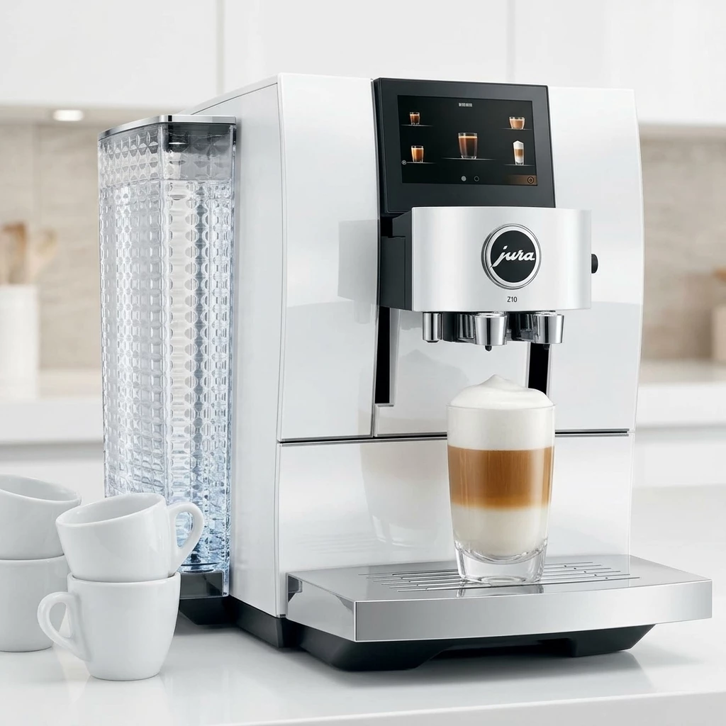 JURA Kaffeevollautomat 15410 Z10 Diamond White (EA), 51 Spezialitäten, Touch, Light & Cold Brew