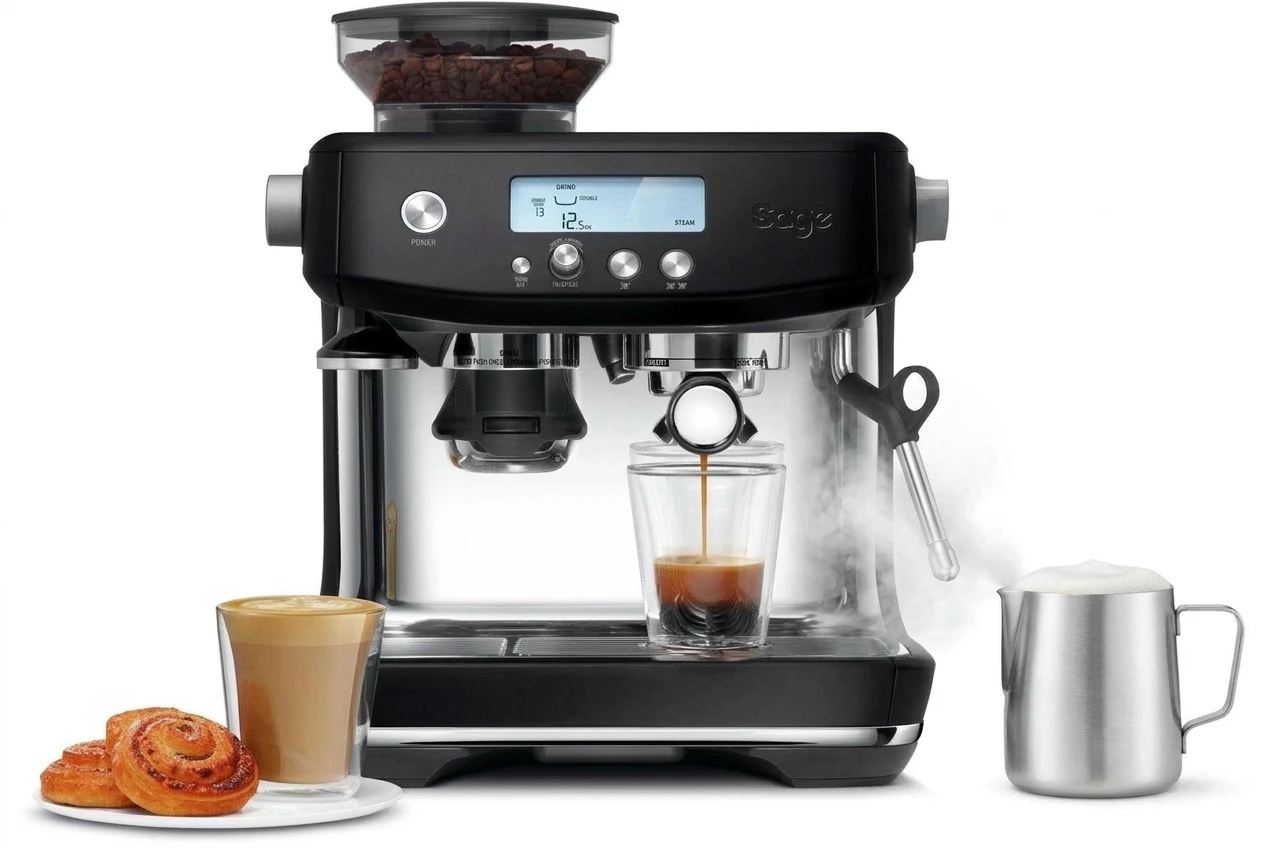 Sage Espressomaschine »The Barista Pro, SES878BTR4EEU1«, Mattschwarz