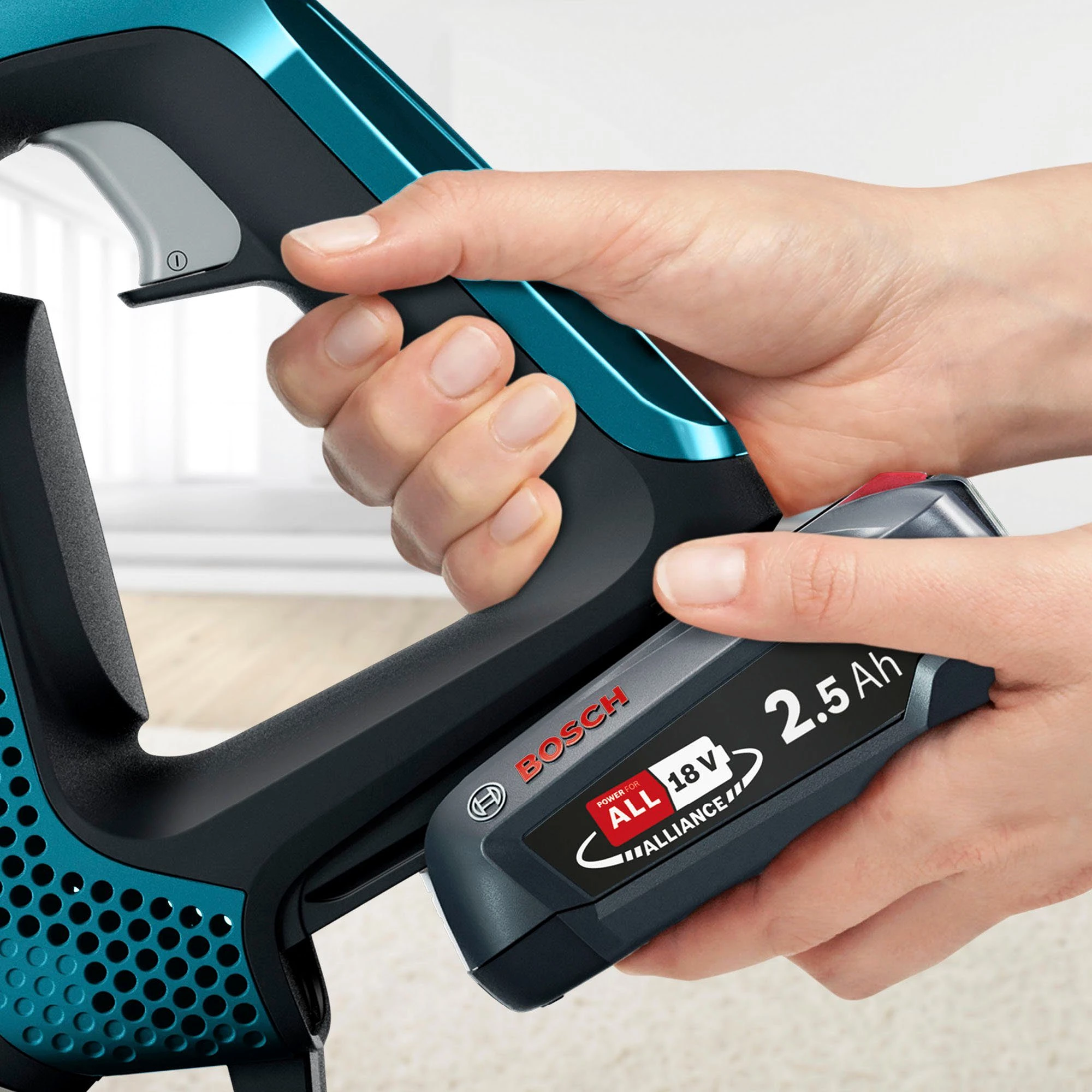BOSCH Akku-Stielstaubsauger Unlimited 6 BKS6111P, Hygiene-Filter, 10 Jahre Motorgarantie, leicht