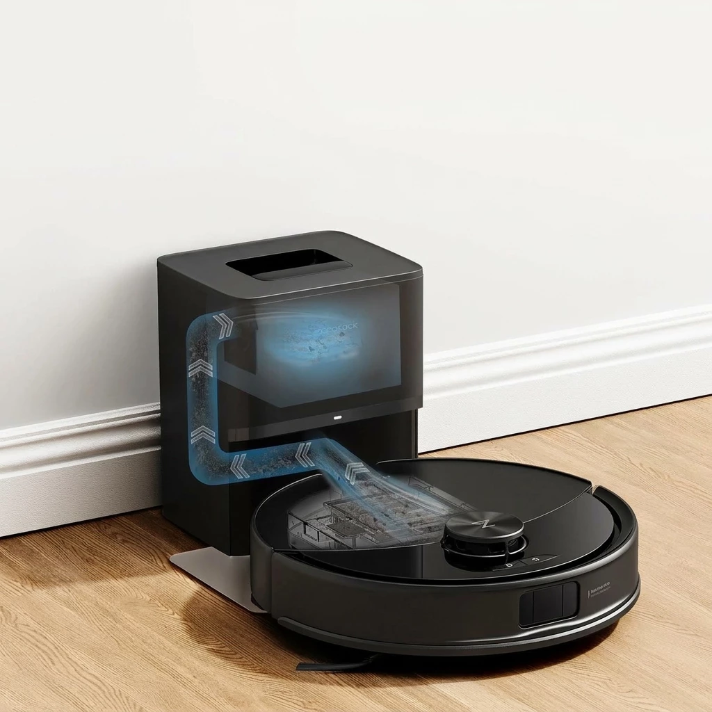 Roborock Q10 S5+ Saug- und Wischroboter mit Absaugstation, 10.000 Pa, Schwarz