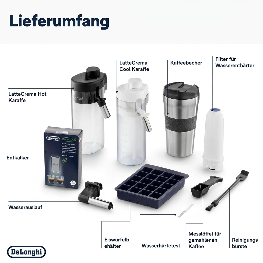 De'Longhi Kaffeevollautomat Eletta Explore Cold Brew ECAM450.86.T - 100 Rezepte , heiß & kalt