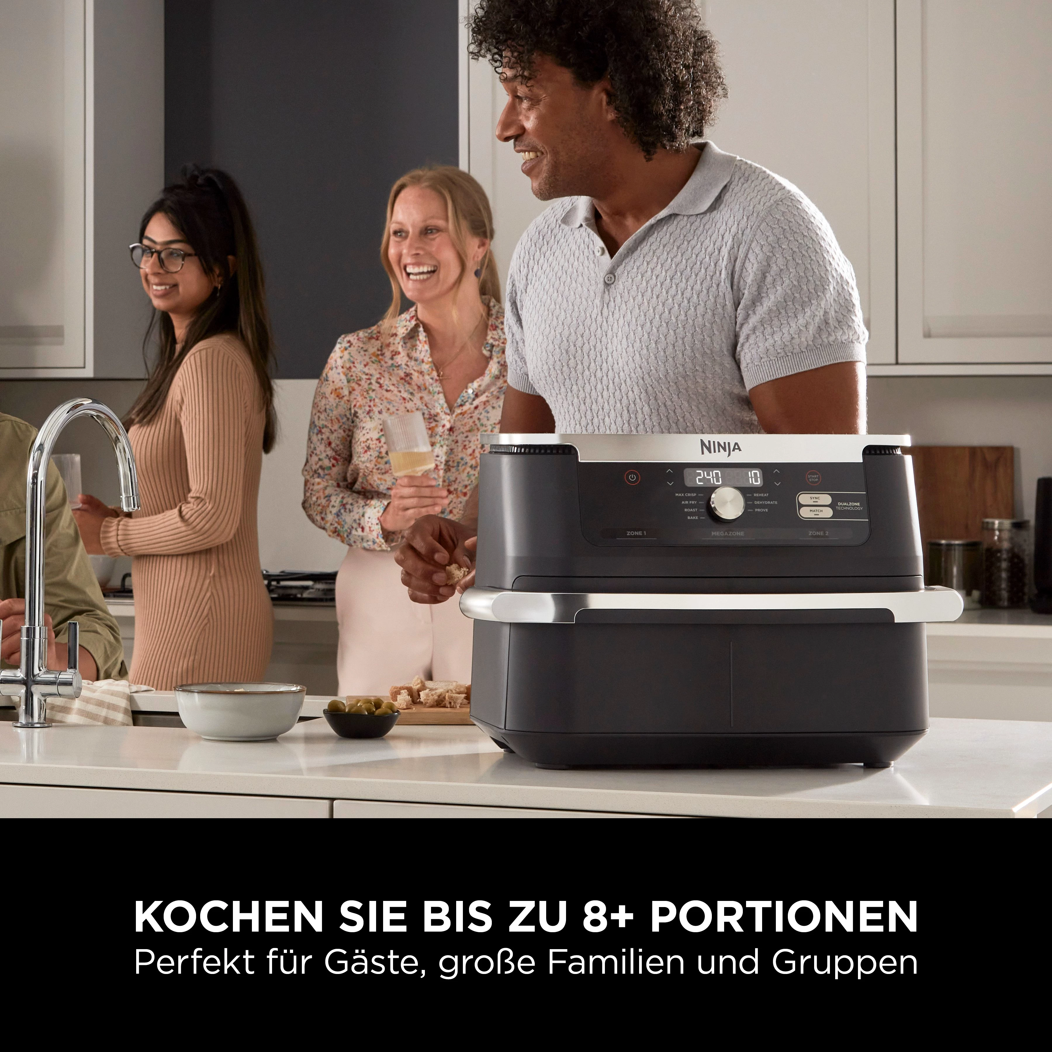 NINJA Heißluftfritteuse AF500EU, 2470 W