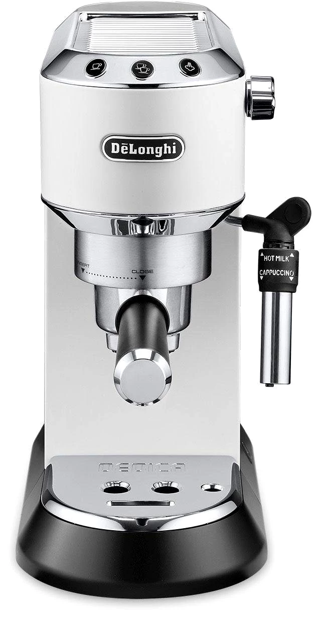 De'Longhi Dedica Style EC685.W Siebträgermaschine, Matt Weiß