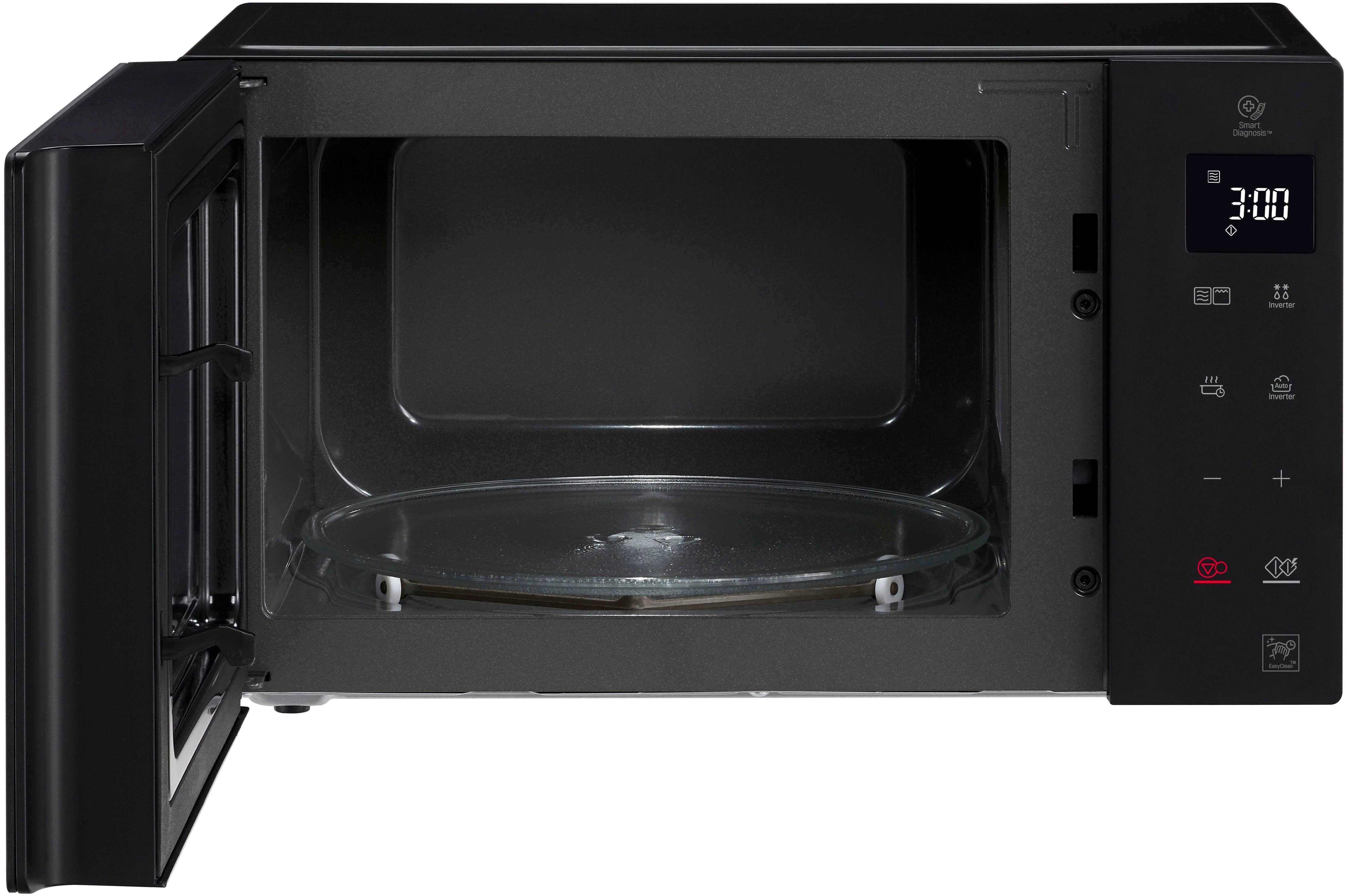 LG Mikrowelle MH 6535 GIS,  mit Quarzgrill, Smart Inverter Technologie & EasyClean, Grill, 25 l