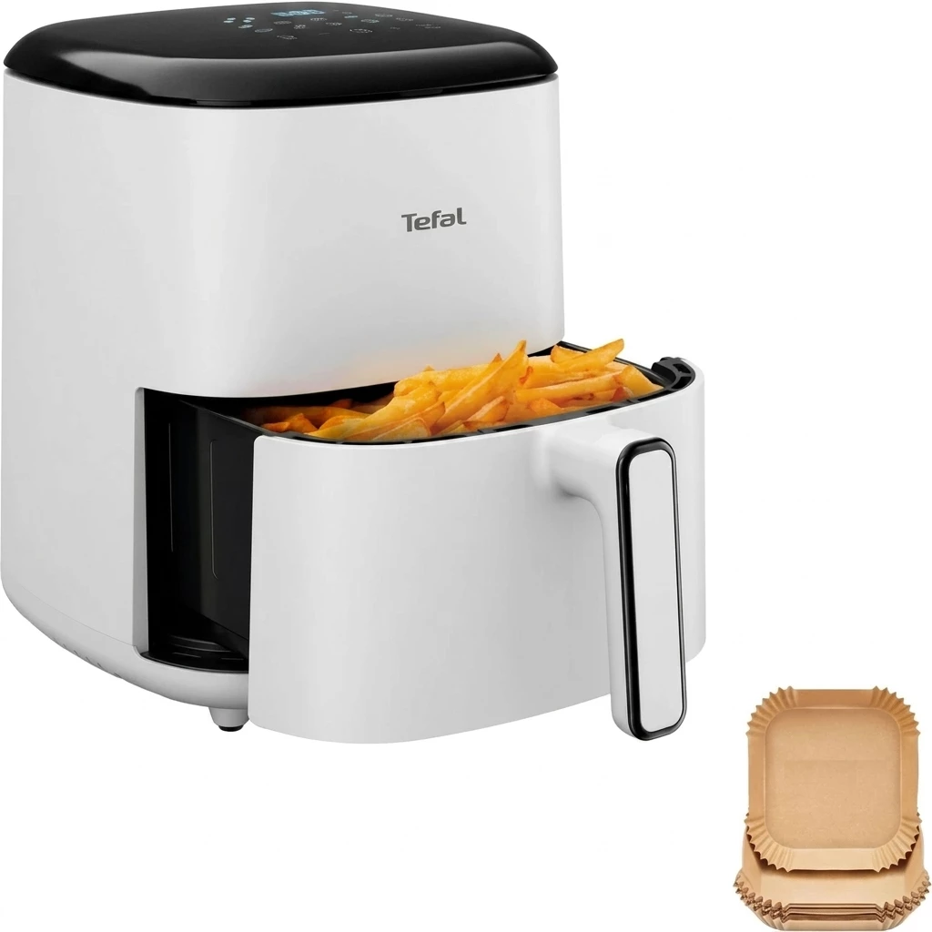 TEFAL Easy Fry Pop EY245G Heißluftfritteuse 5 l, Hellgrau