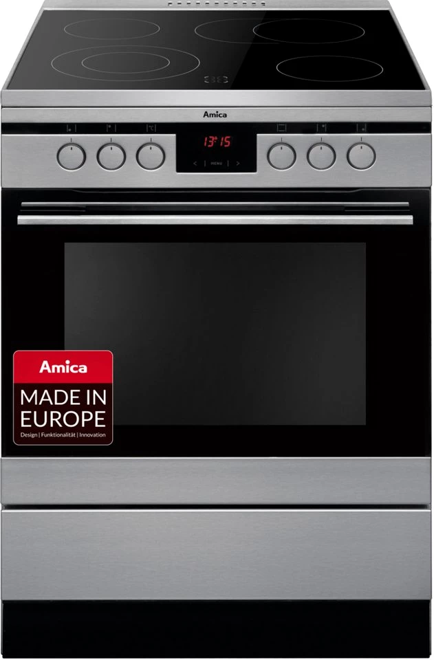 Amica Elektro-Standherd SHC 11675/1 E, mit 2-fach-Teleskopauszug, Steam Clean