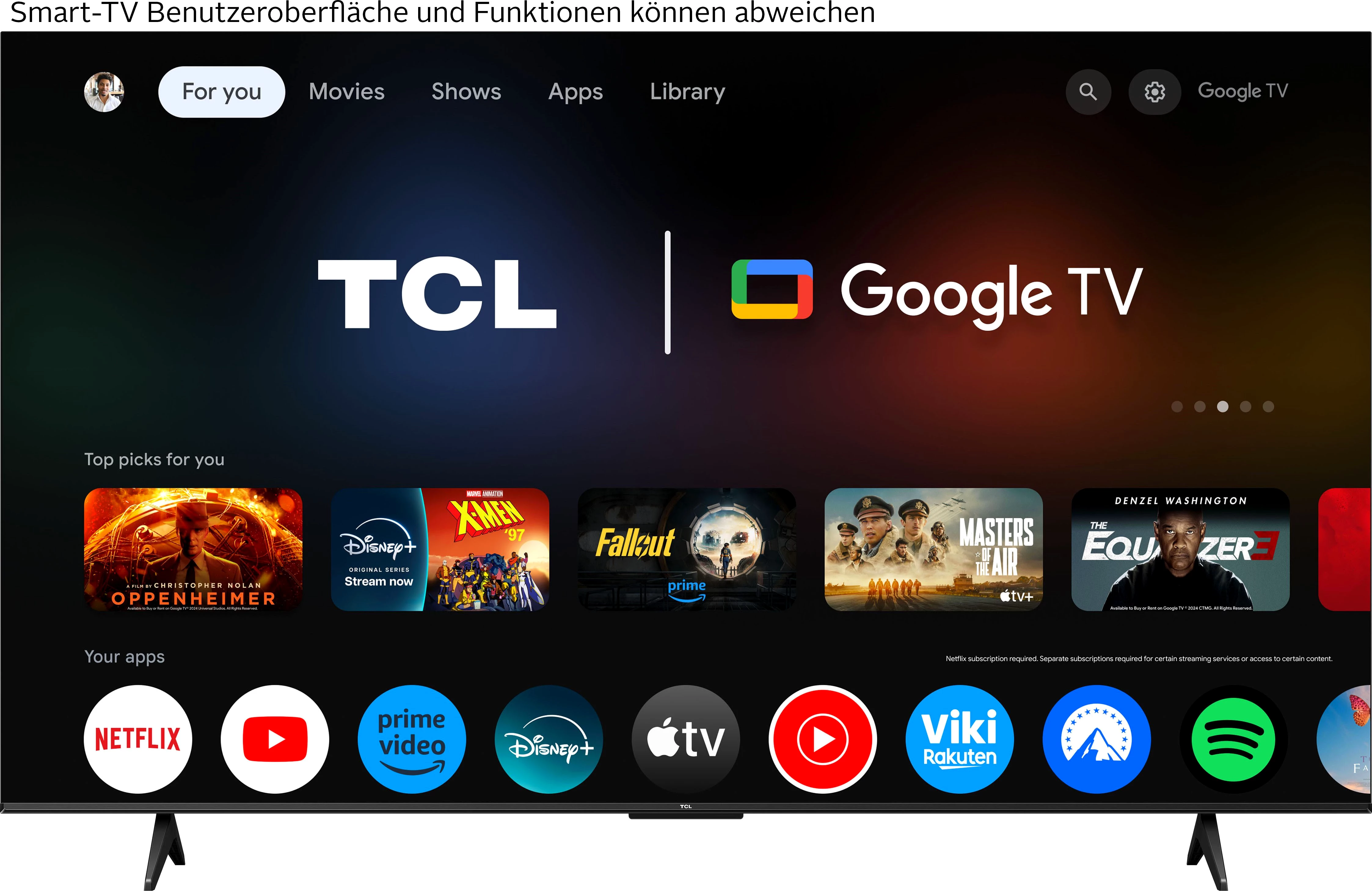 TCL 75V6CXB LED-Fernseher
