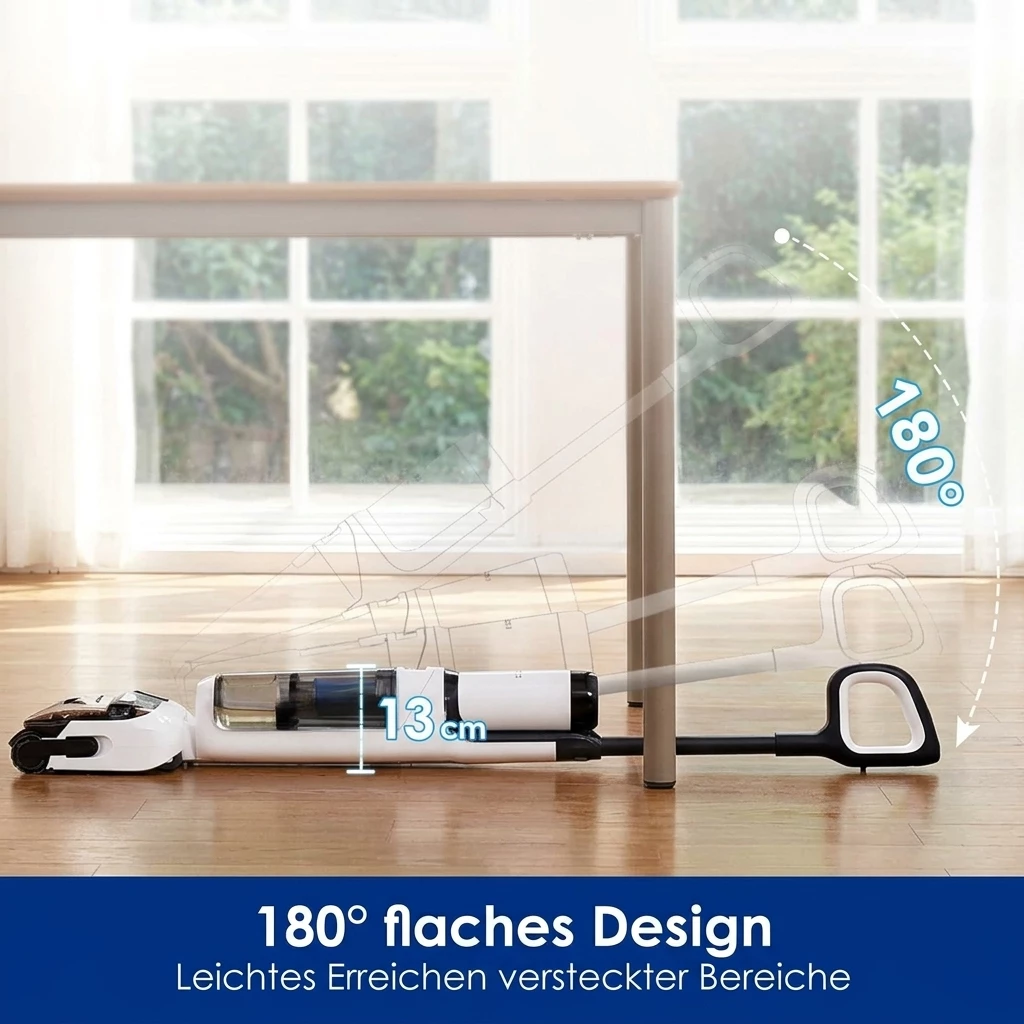 Tineco Nass-Trocken-Sauger Floor One S5 Stretch Extreme, 180° Neigung, Selbstreinigung, 220 W