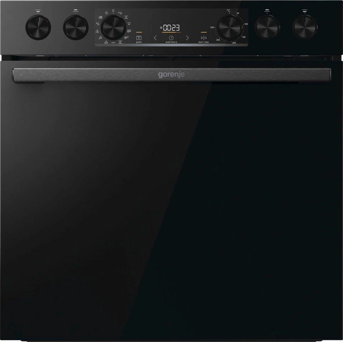 GORENJE Elektro-Herd-Set Pacific Herd Set, mit 1-fach-Teleskopauszug, Aqua Clean