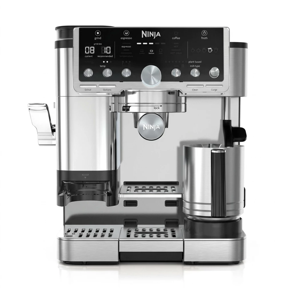 NINJA Espressomaschine ES701EU, 3-in-1-Kaffeemaschine für Espresso, Filterkaffee und Cold Brew