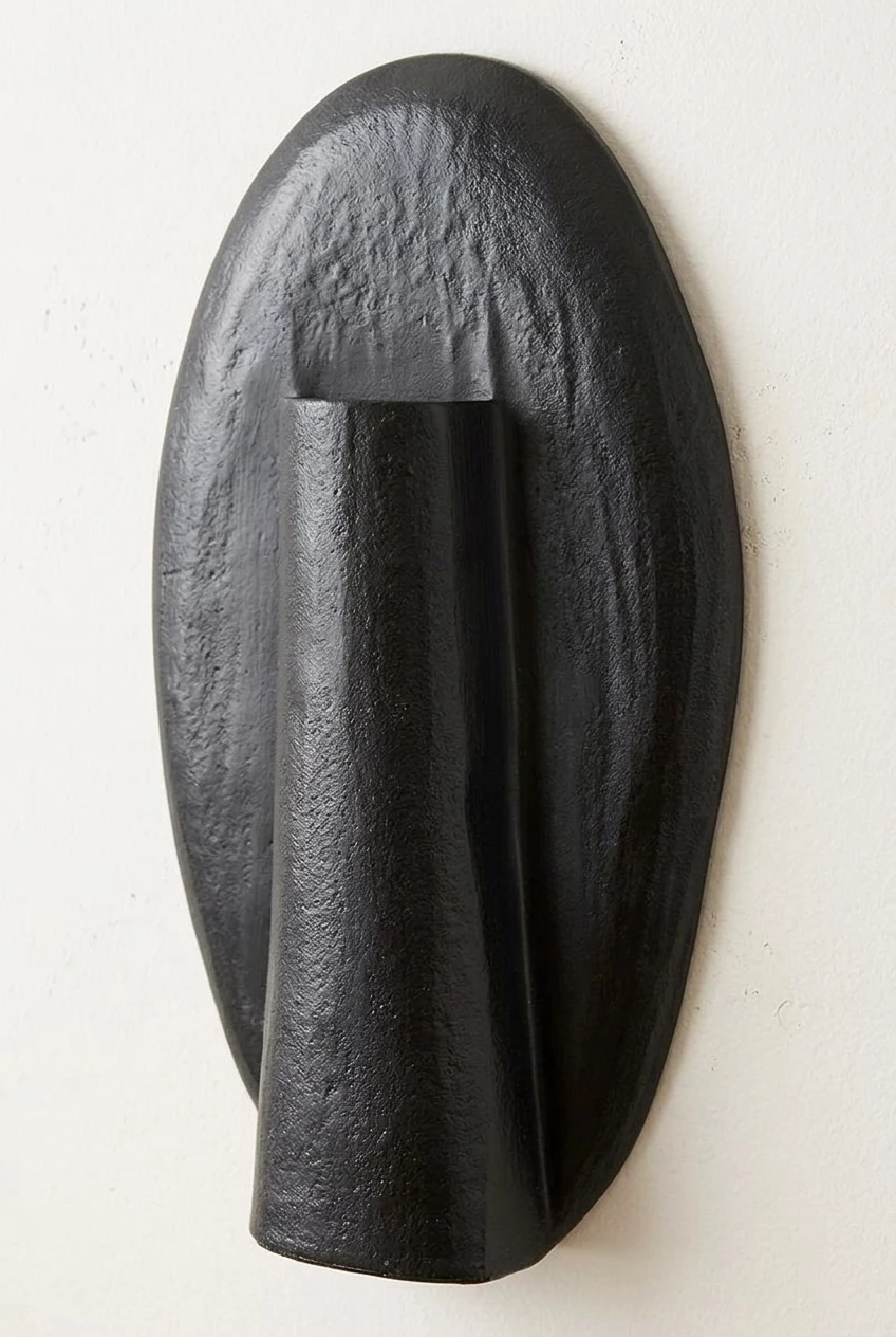 GILDE Skulptur Face (1 St), Vase aus Aluminium, Dekoobjekt