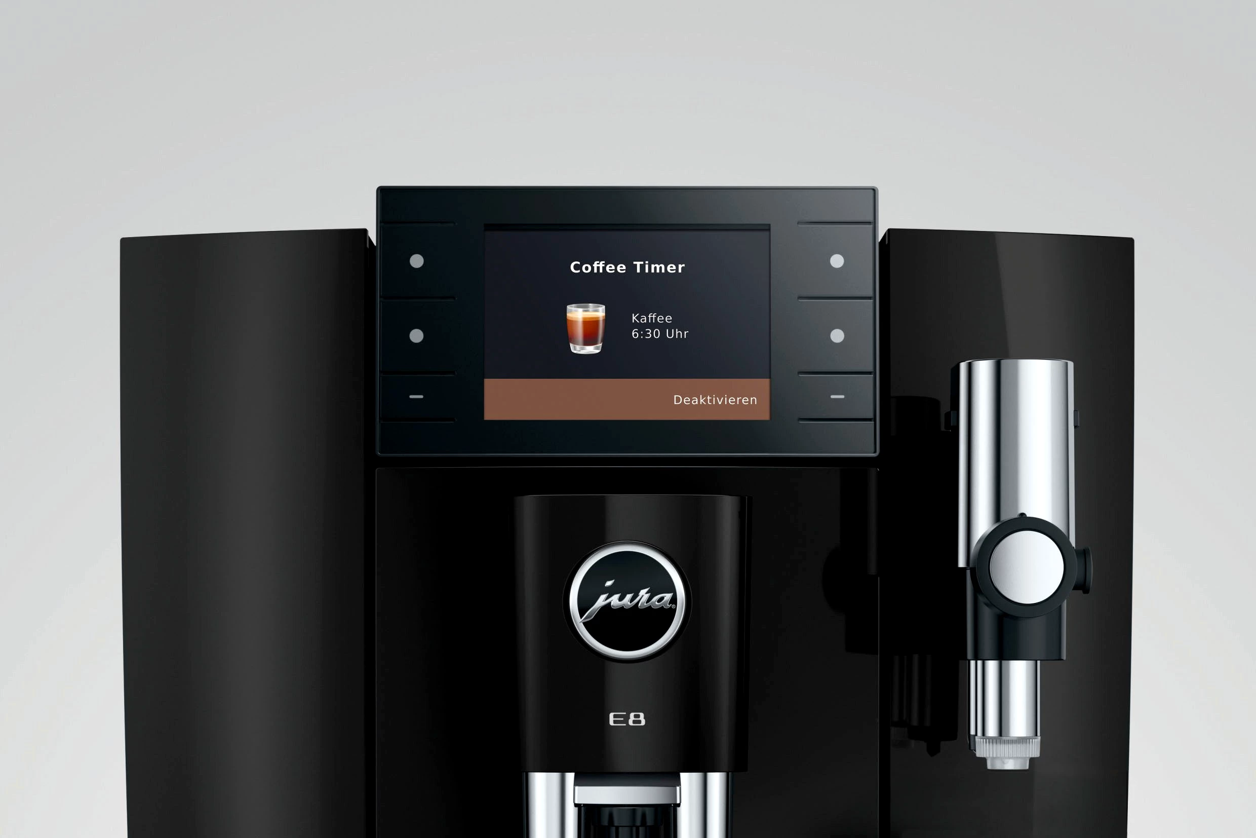 JURA Kaffeevollautomat 15745 E8 , Piano Black, 27 Spezialitäten, WiFi, Hot & Light Brew, Sweet