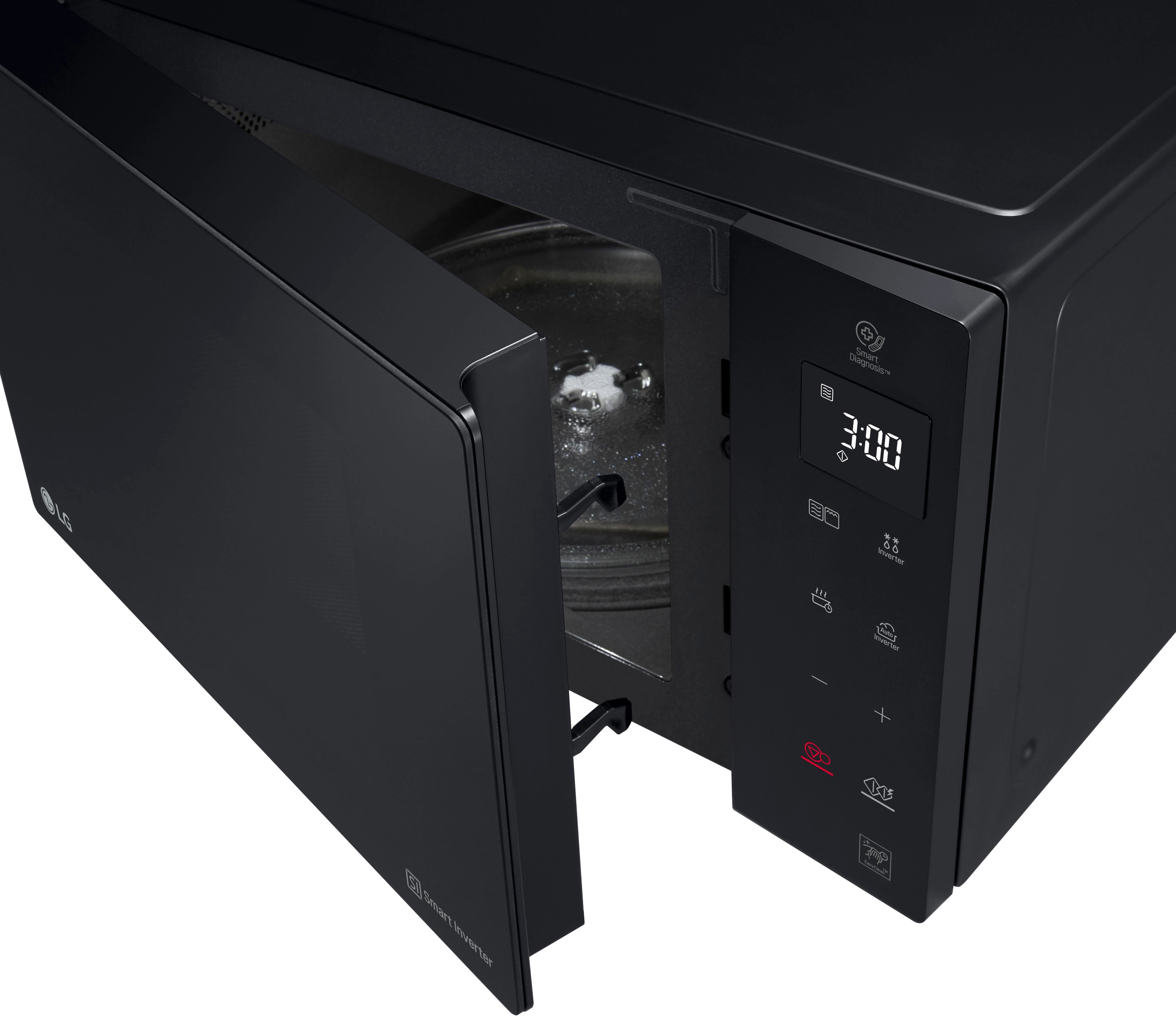 LG Mikrowelle MH 6535 GIS,  mit Quarzgrill, Smart Inverter Technologie & EasyClean, Grill, 25 l