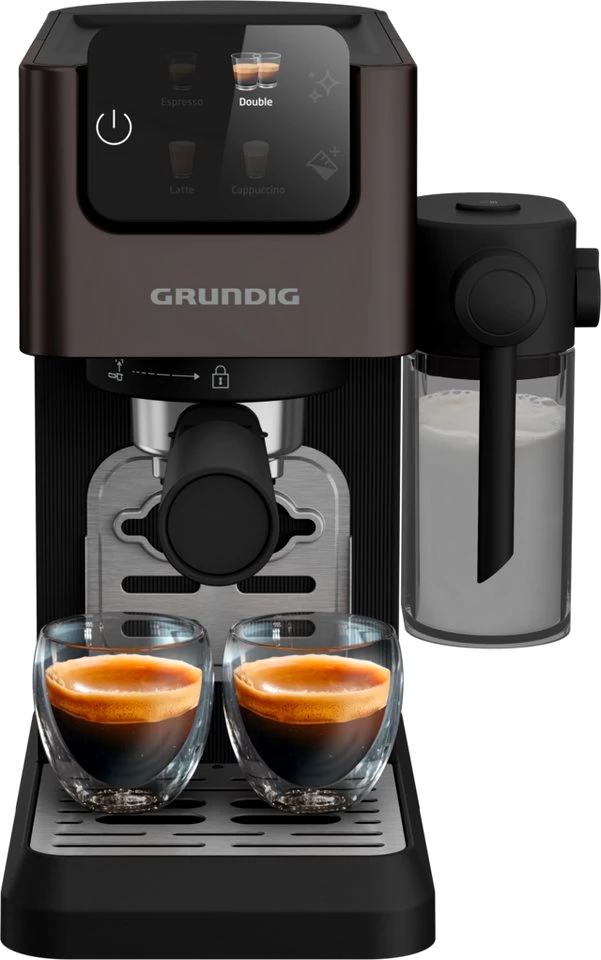 Grundig Espressomaschine KSM 5330, 1628W Kaffeevollautomat mit 15 Bar & Touch‑Display