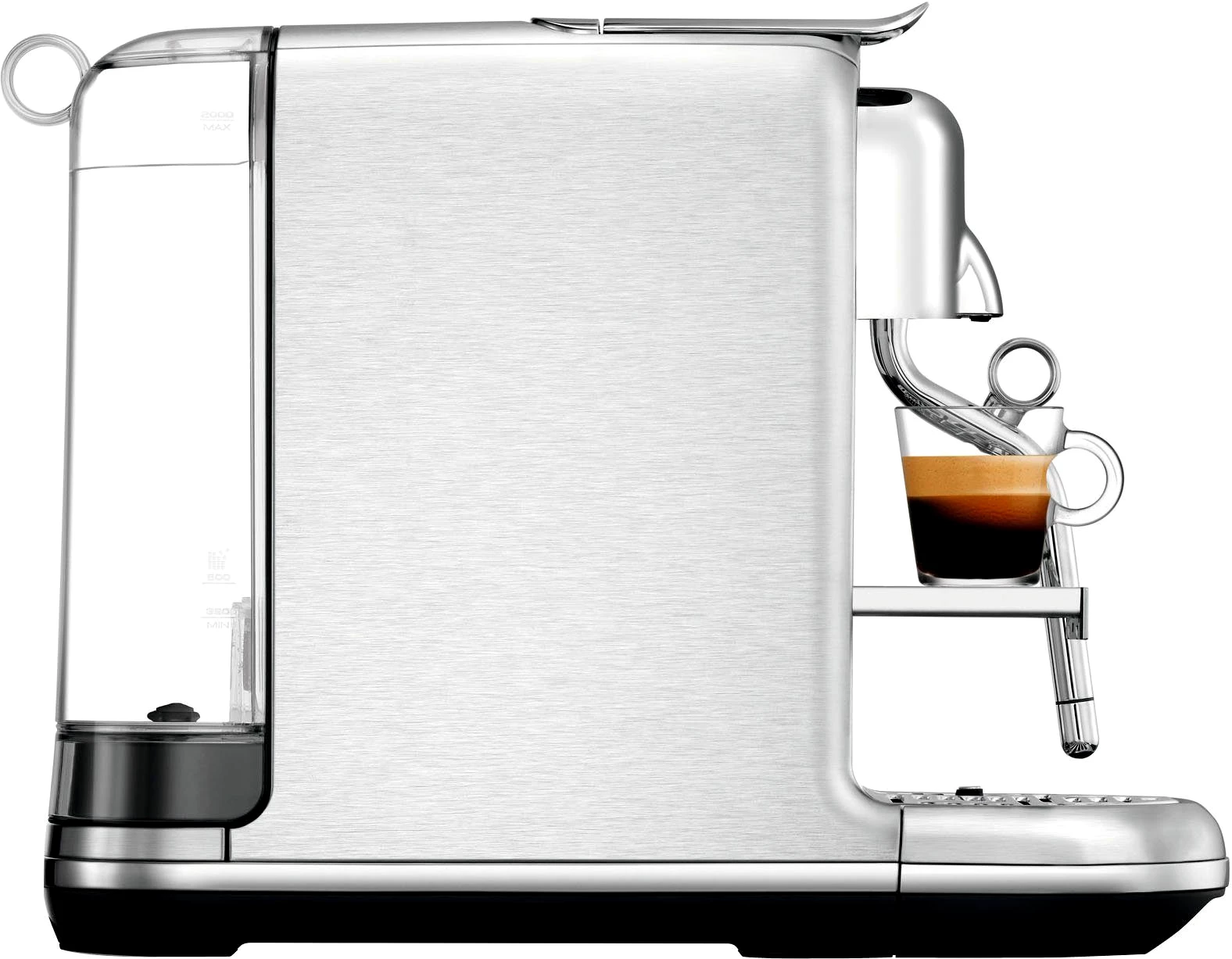 NESPRESSO Kapselmaschine Creatista Pro SNE900 mit Edelstahl-Milchkanne