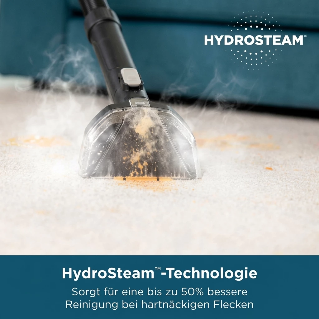 Bissell Wasch-Sauger 3697N, SpotClean® HydroSteam™ Select, mit Dampf, Dual-Tank, 1000 W