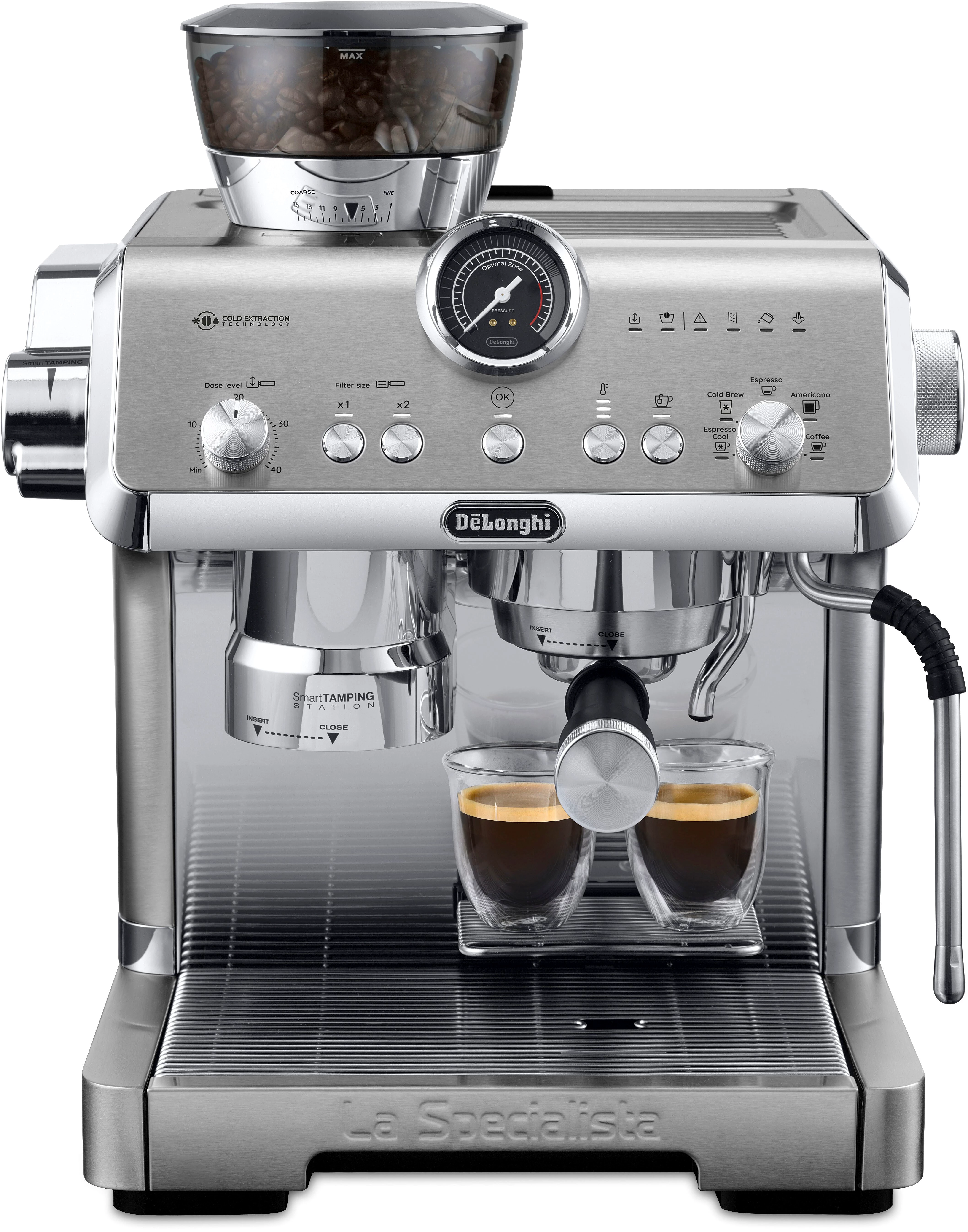 De'Longhi Espressomaschine La Specialista Opera EC9555.M - 5 Rezepte, 19 Bar & Smart Tamping