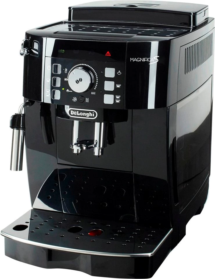 De'Longhi Kaffeevollautomat Magnifica S ECAM21.118.B - Milchaufschäumdüse für Cappuccino, Schwarz