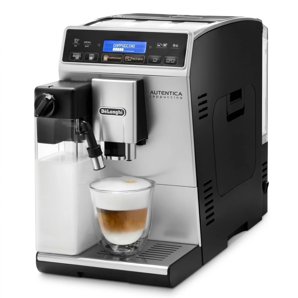 De'Longhi Kaffeevollautomat Autentica Cappuccino ETAM29.660.SB - Superkompakt - nur 19,5 cm breit