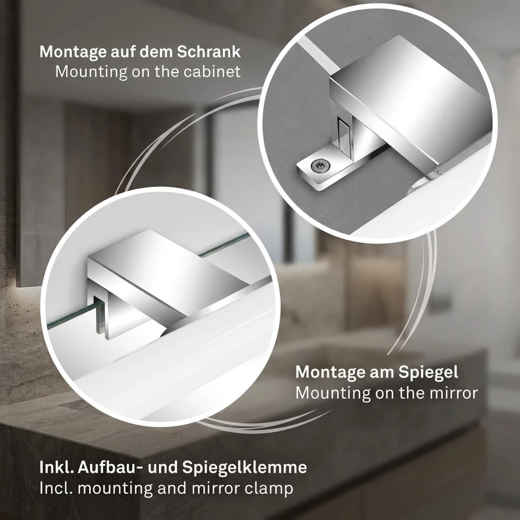 Briloner Leuchten Wandleuchte 2363018, LED fest integriert, 4000K - Neutralweiß