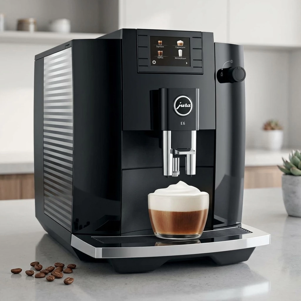 JURA Kaffeevollautomat 15802 E6 Full Black (EC)