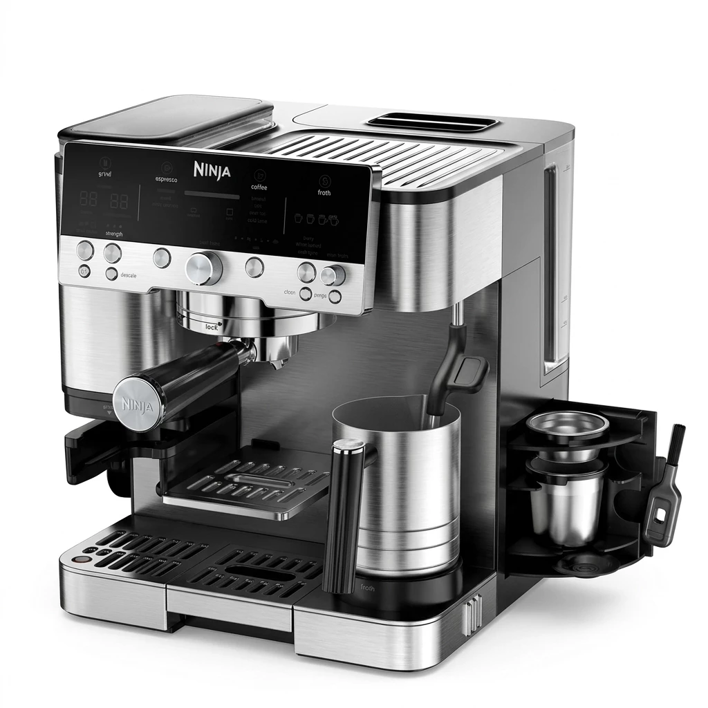 NINJA Espressomaschine ES601EU, Espresso-, Cold Brew- und Filterkaffeemaschine