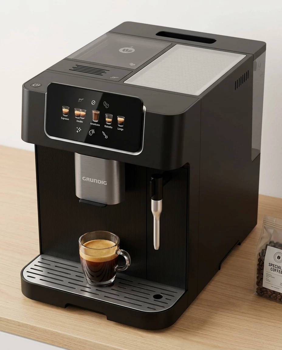 Grundig Kaffeevollautomat KVA 6230, 1350W Kaffeevollautomat mit 19 Bar