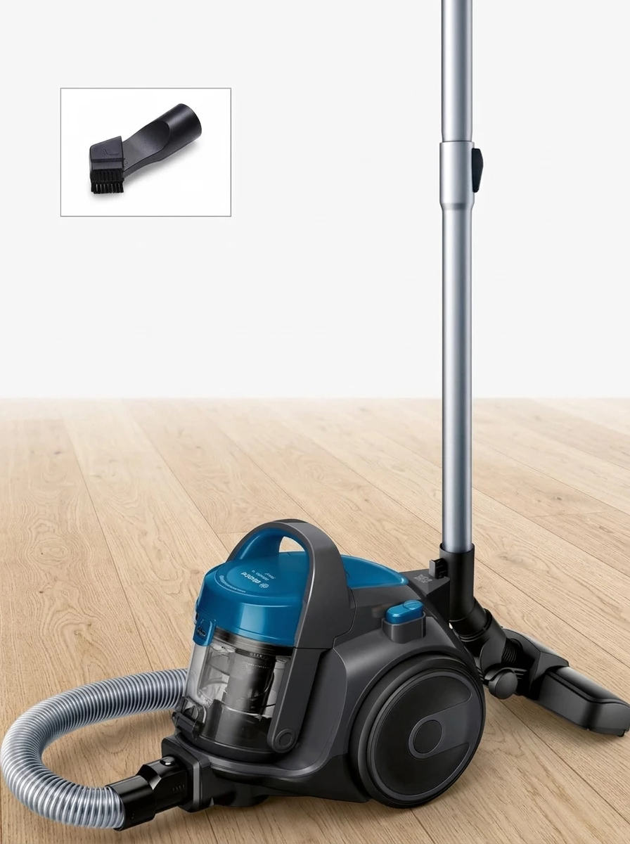 BOSCH Bodenstaubsauger Serie 2 BGC05A220A, Hygiene-Filter, kompakt, platzsparend, leicht, 700 W
