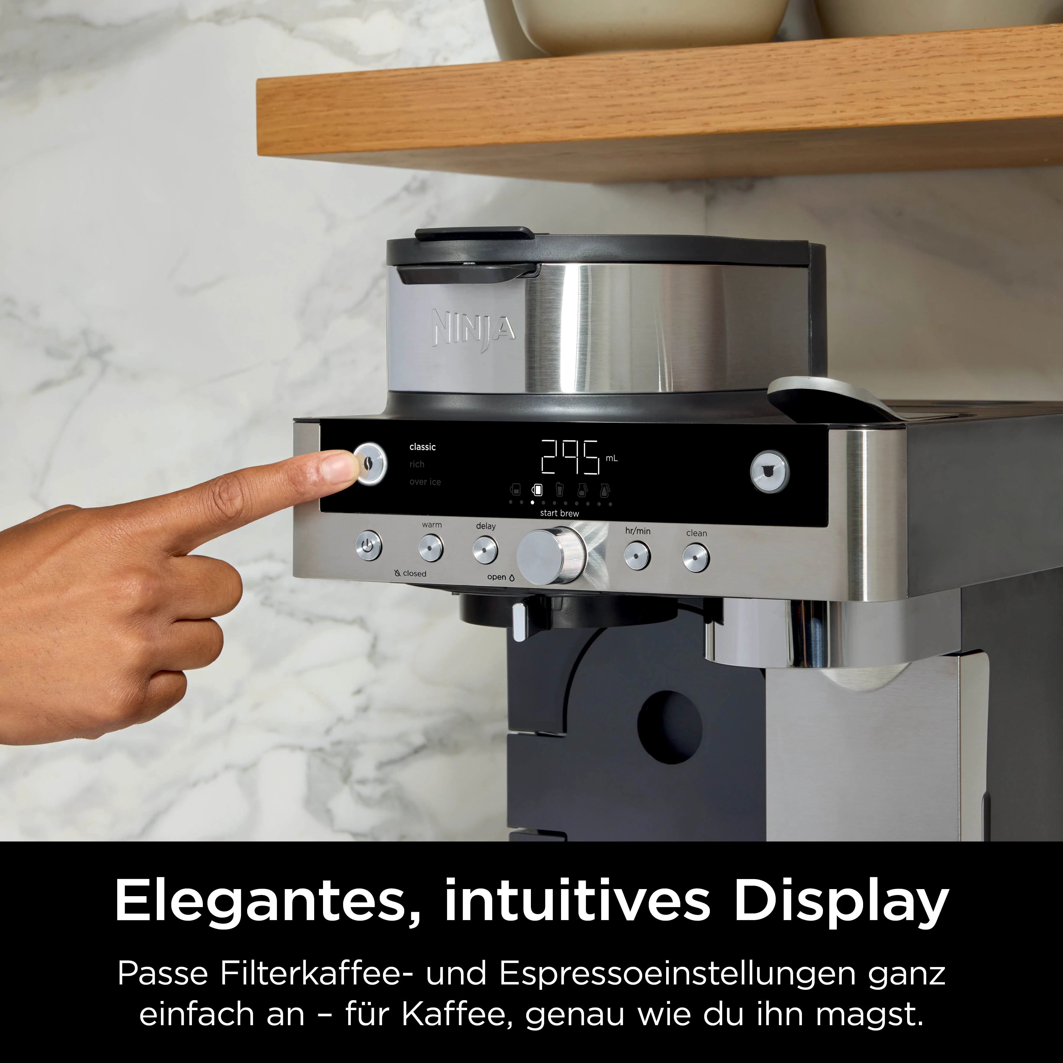 NINJA Filterkaffeemaschine und Espresso-Kapselmaschine Prestige DualBrew System CFN802EU, 1
