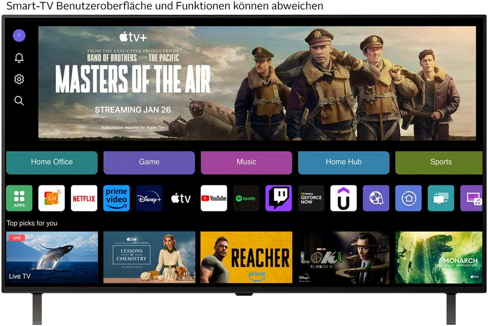 LG OLED48B59LA OLED-Fernseher (121 cm/48 Zoll, 4K Ultra HD, Smart-TV)
