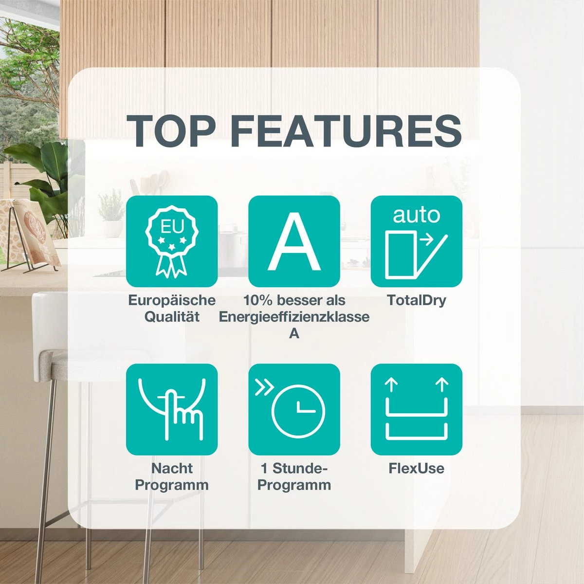 GORENJE Unterbaugeschirrspüler GU673A65X, 9,5 l, 16 Maßgedecke, TotalDry - auto. Türöffnung