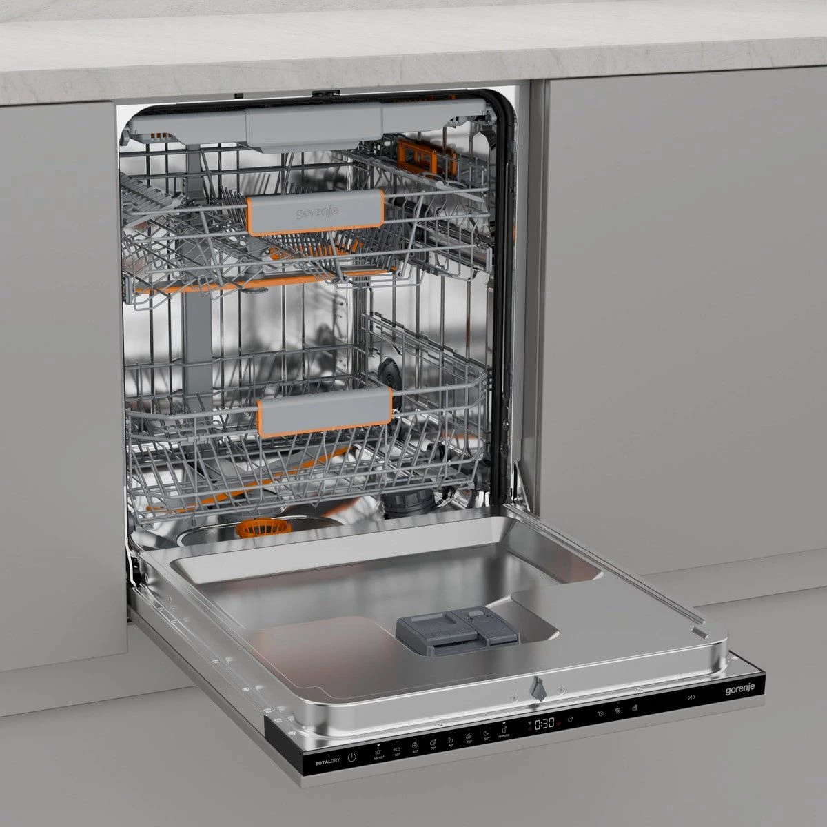 GORENJE vollintegrierbarer Geschirrspüler GV673A67, 9,5 l, 16 Maßgedecke