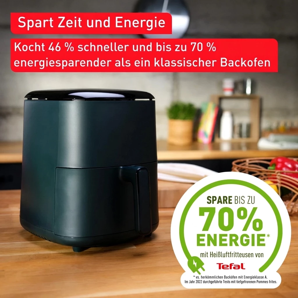 Tefal Heißluftfritteuse Easy Fry Max Digital EY2453, schnell & gesund mit wenig Öl